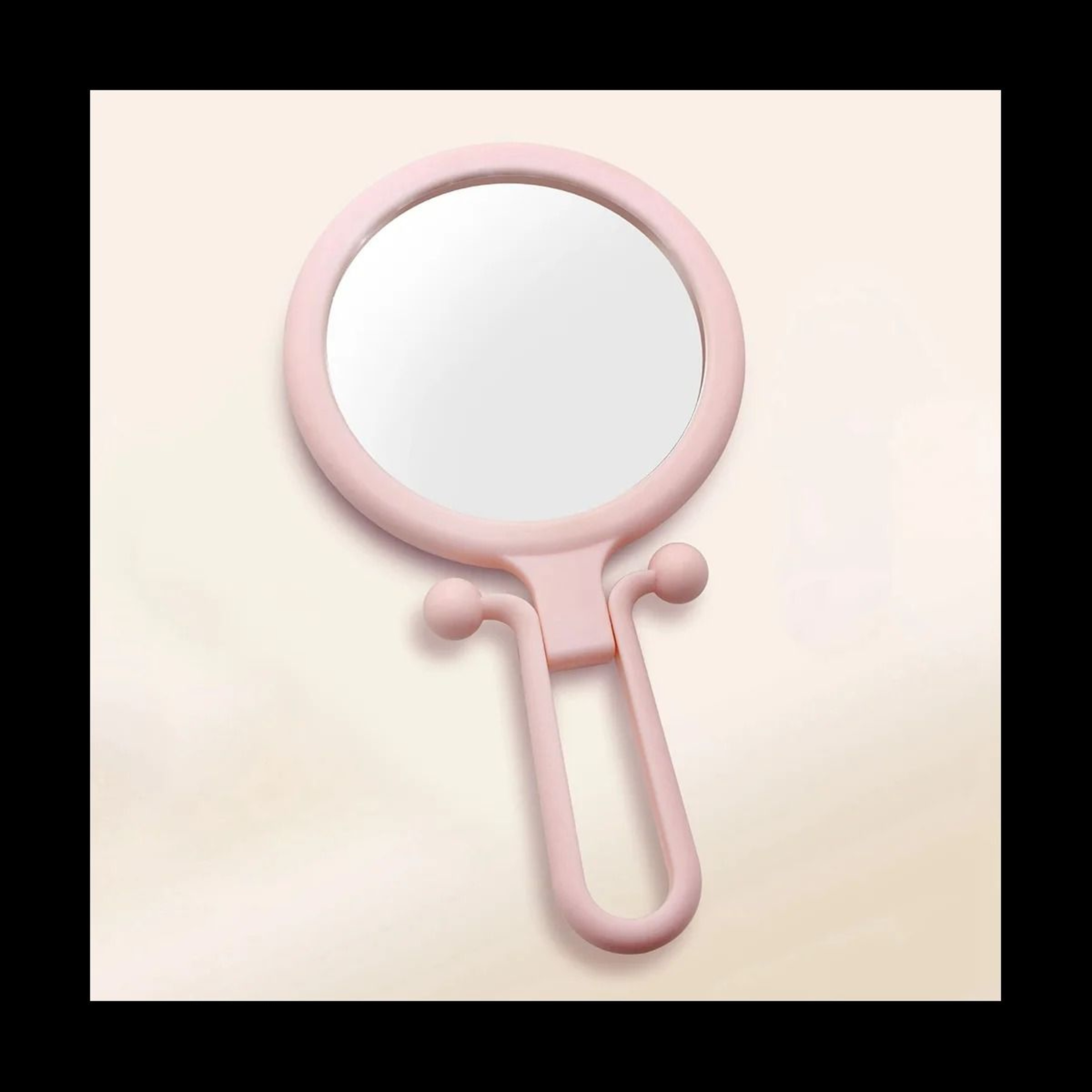 10X Handheld Precision Magnifier  DoubleSided Folding Makeup Mirror With Adjustable Handle 1