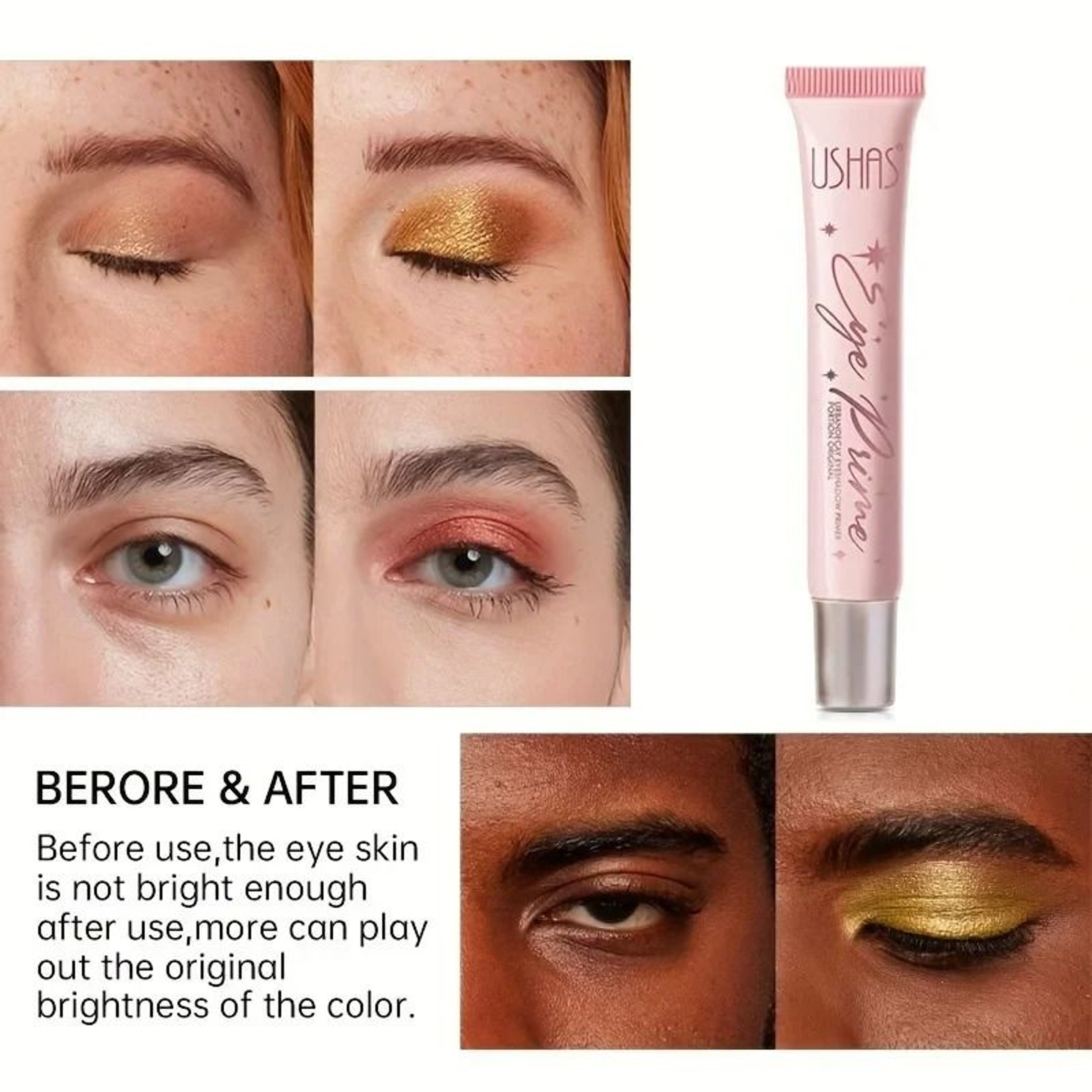 LongLasting Eye Primer  Concealer Cream  HighGloss Perfection  Flawless Coverage 1