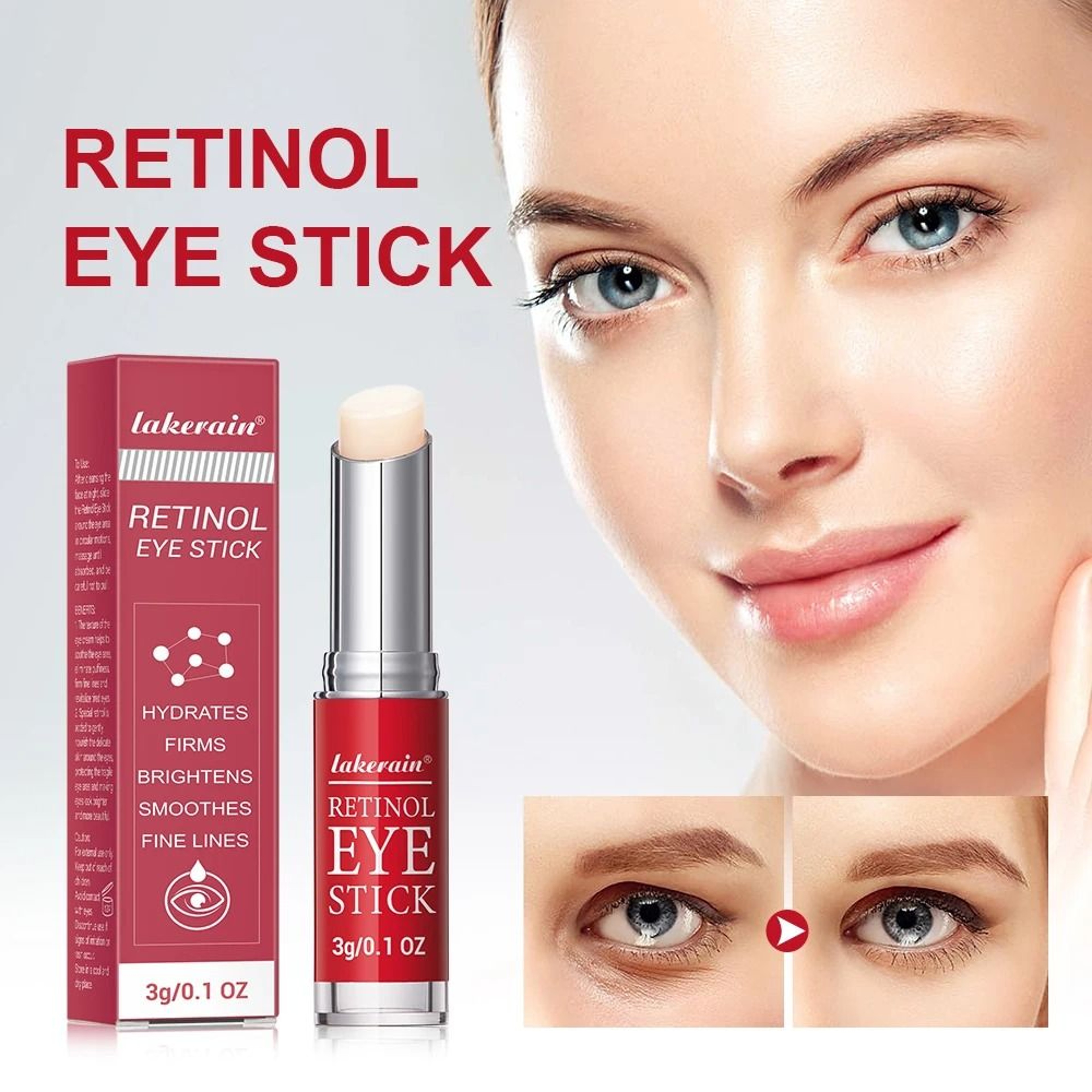 Retinol AntiWrinkle Eye Treatment  MultiAction Lifting  Dark Circle Repair 0