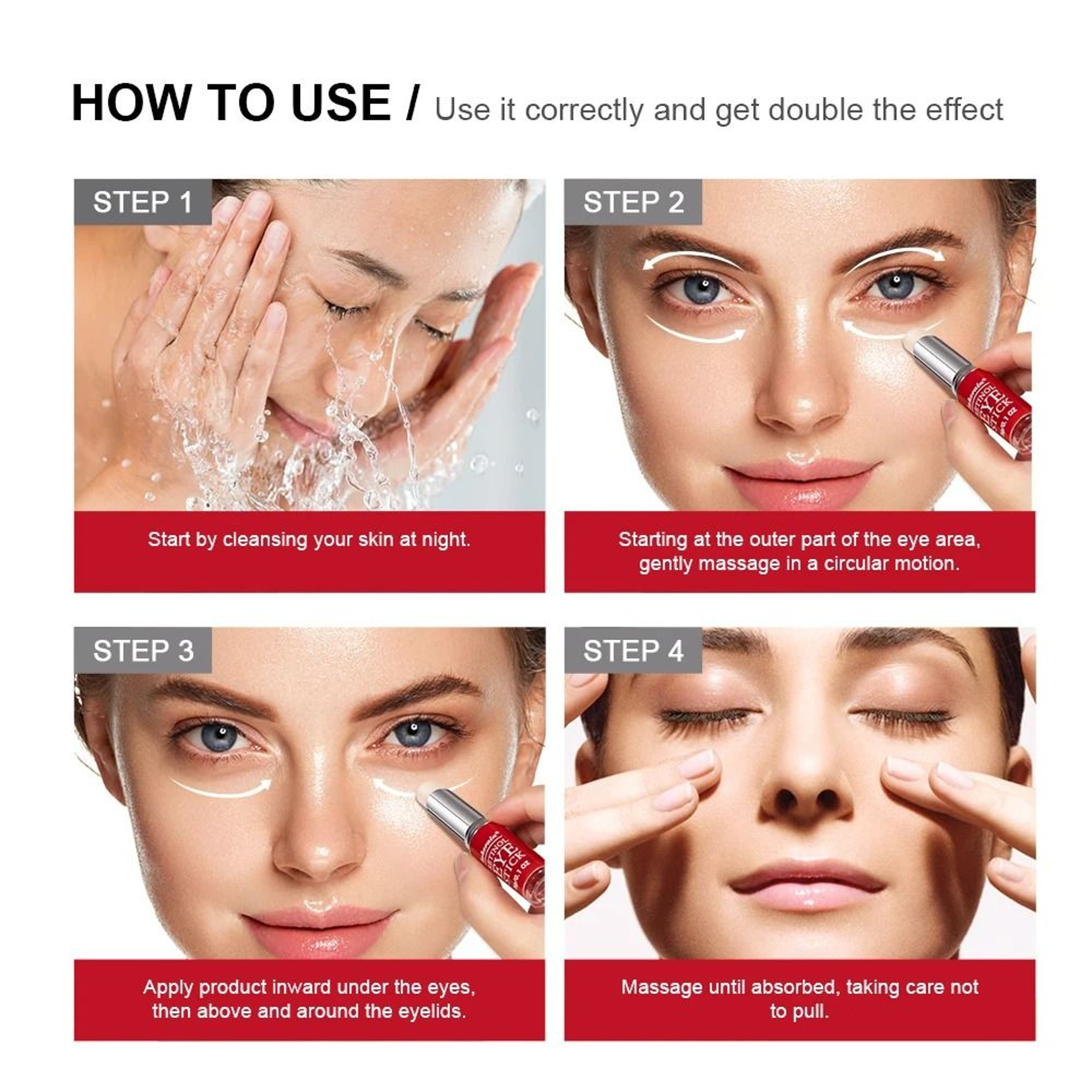 Retinol AntiWrinkle Eye Treatment  MultiAction Lifting  Dark Circle Repair 4