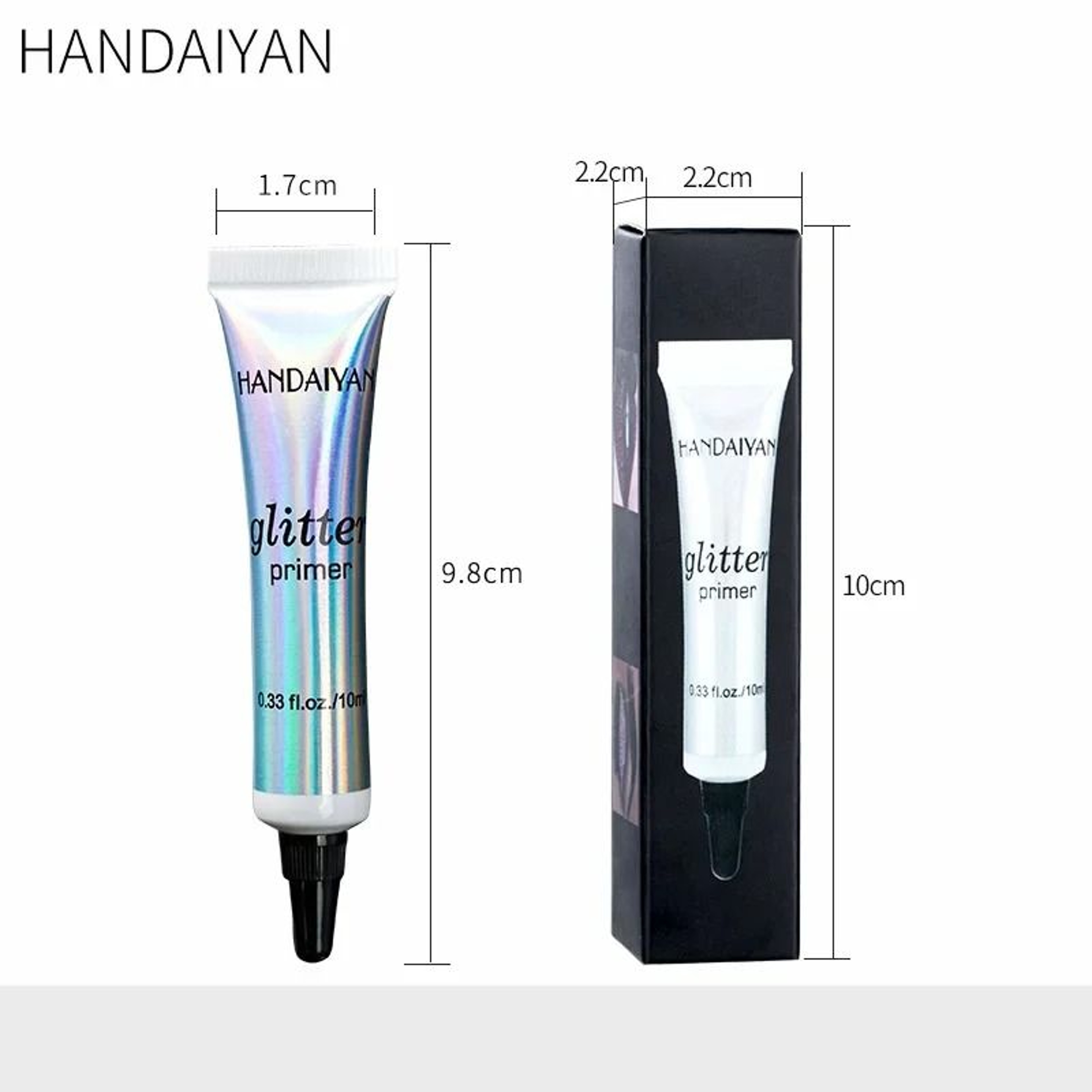 Glitter Eyeshadow Primer  LongLasting StayPut Base With Light Milk Cream Texture 6