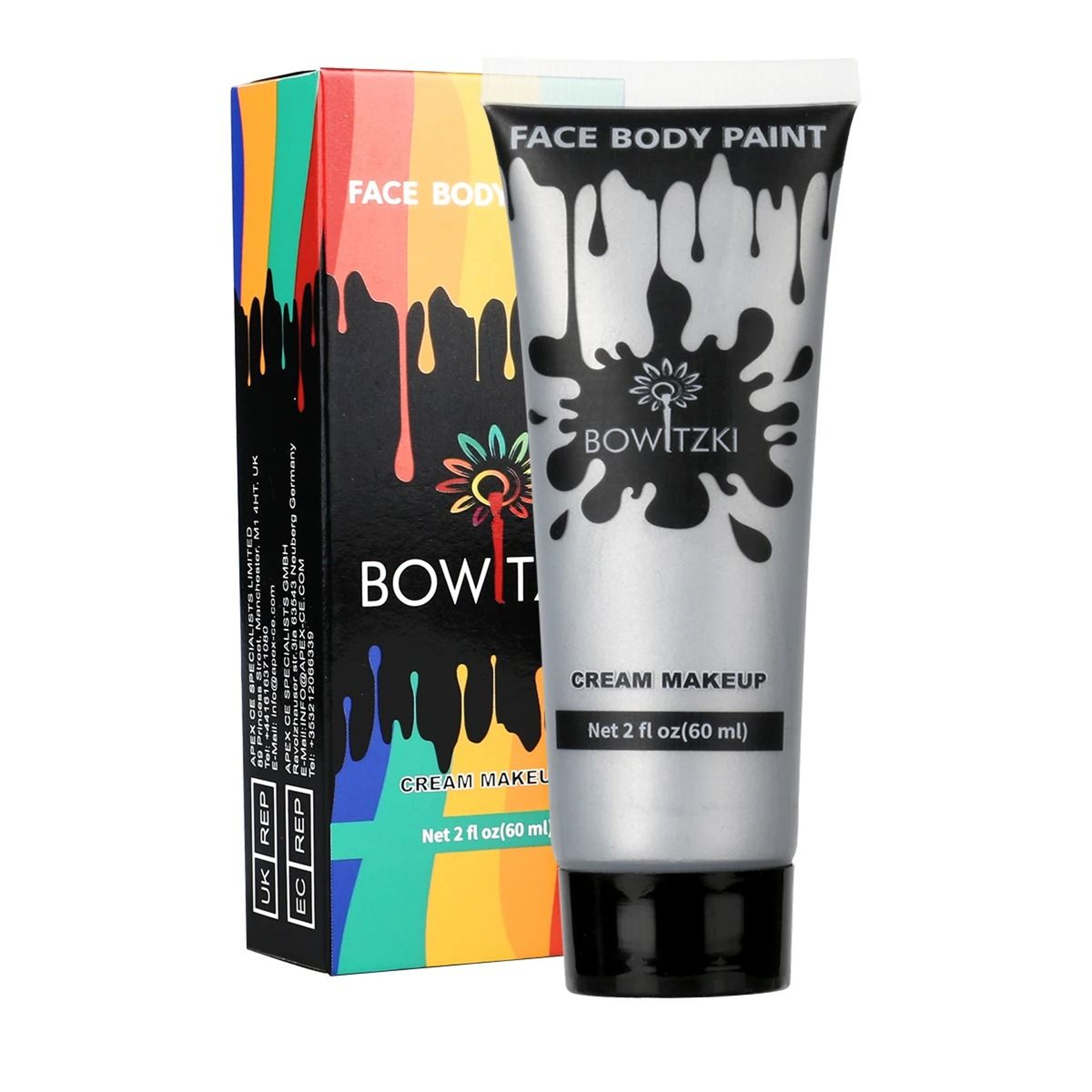 Face  Body Cream Paint  60ml HighCapacity Special Effects Makeup 9