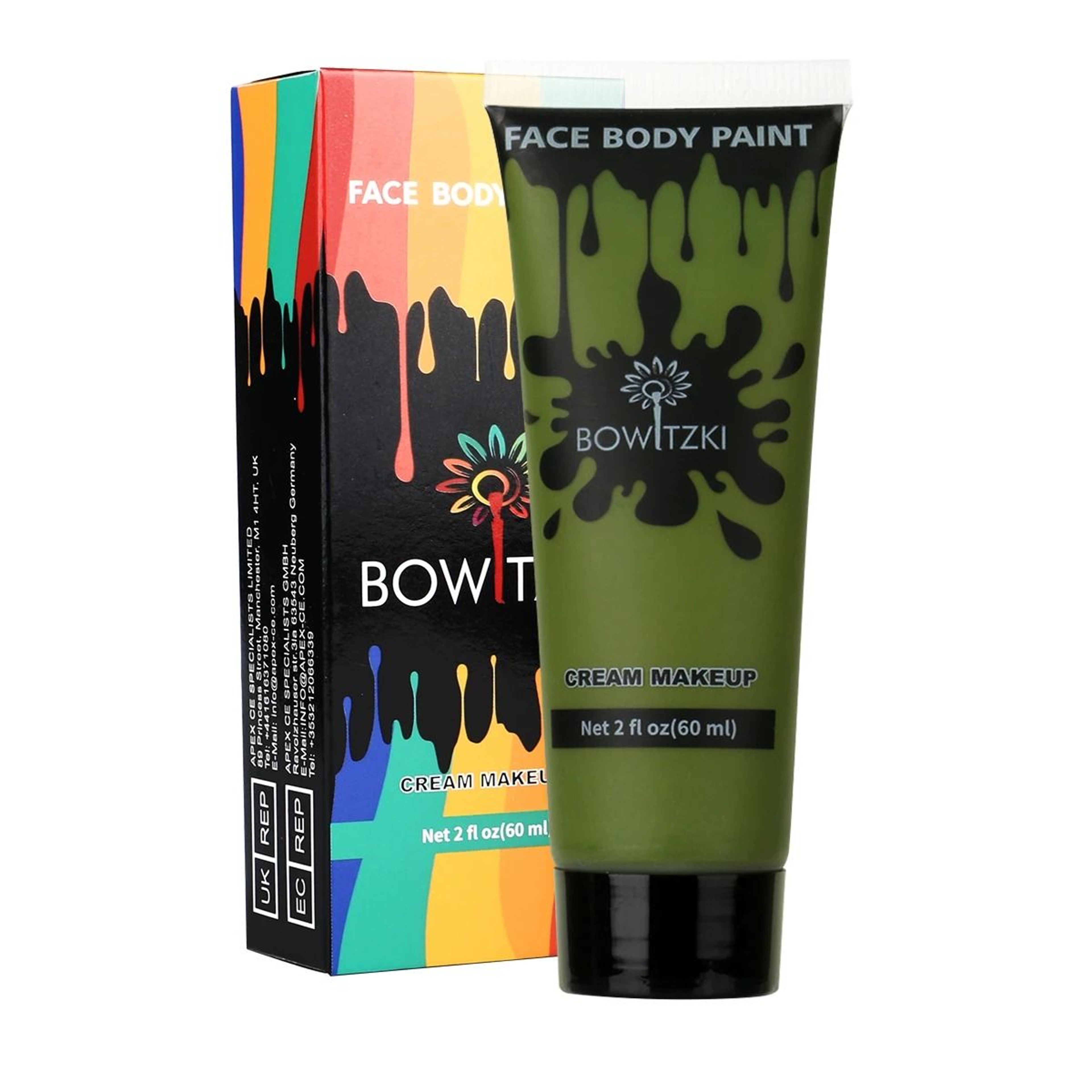 Face  Body Cream Paint  60ml HighCapacity Special Effects Makeup 7