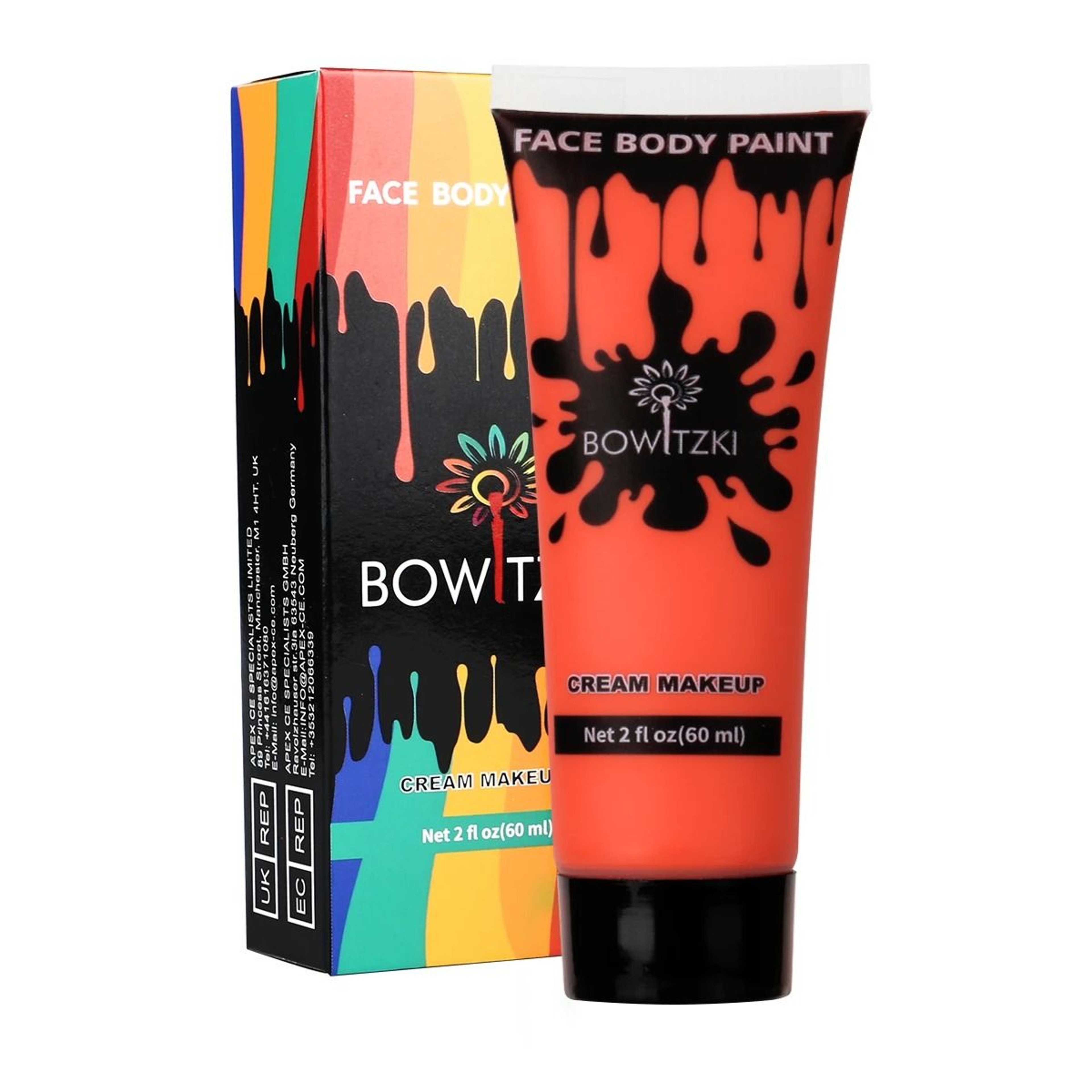 Face  Body Cream Paint  60ml HighCapacity Special Effects Makeup 8