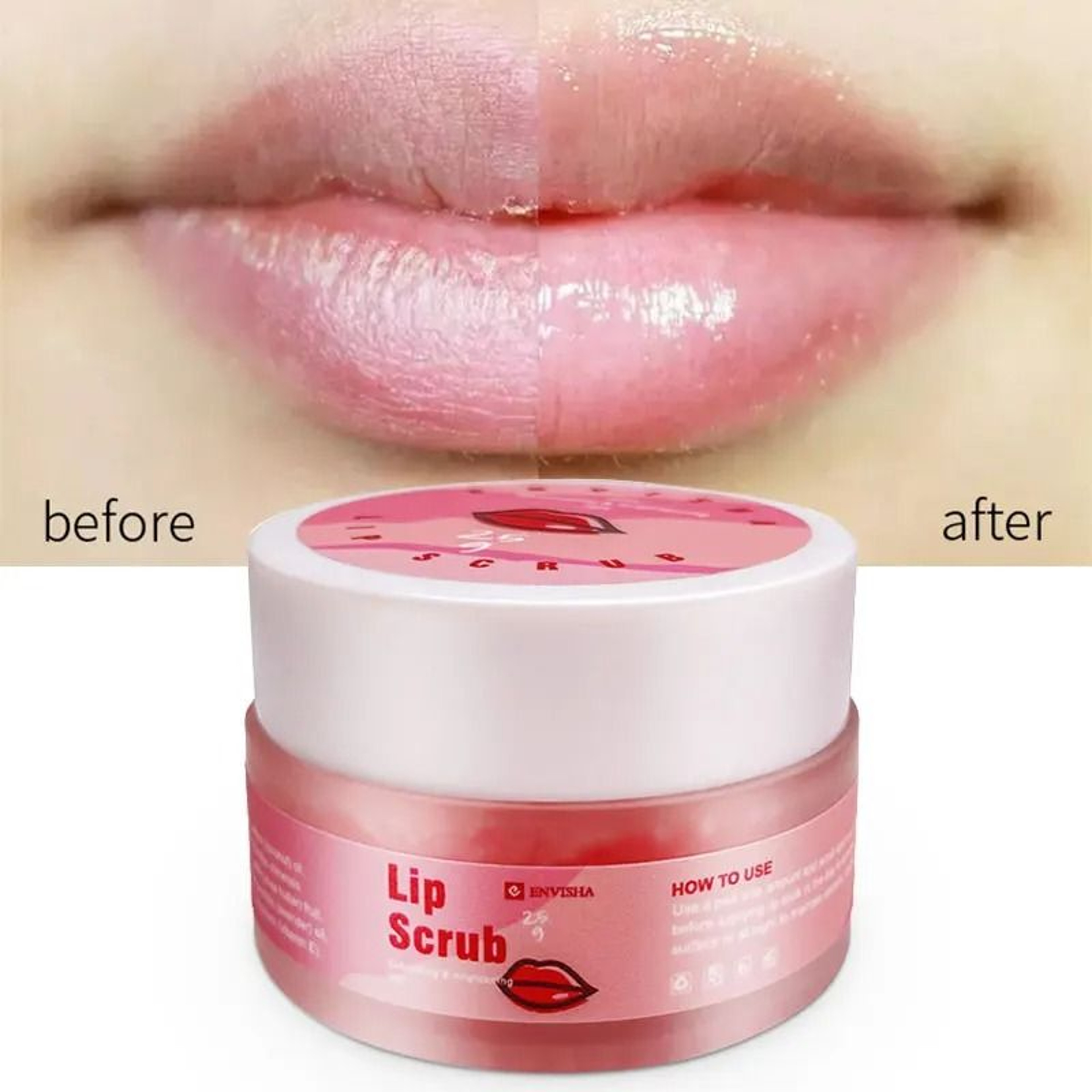 Organic Sugar Lip Scrub  Intensive Mint Refresh  Smoothing Lip Care 1