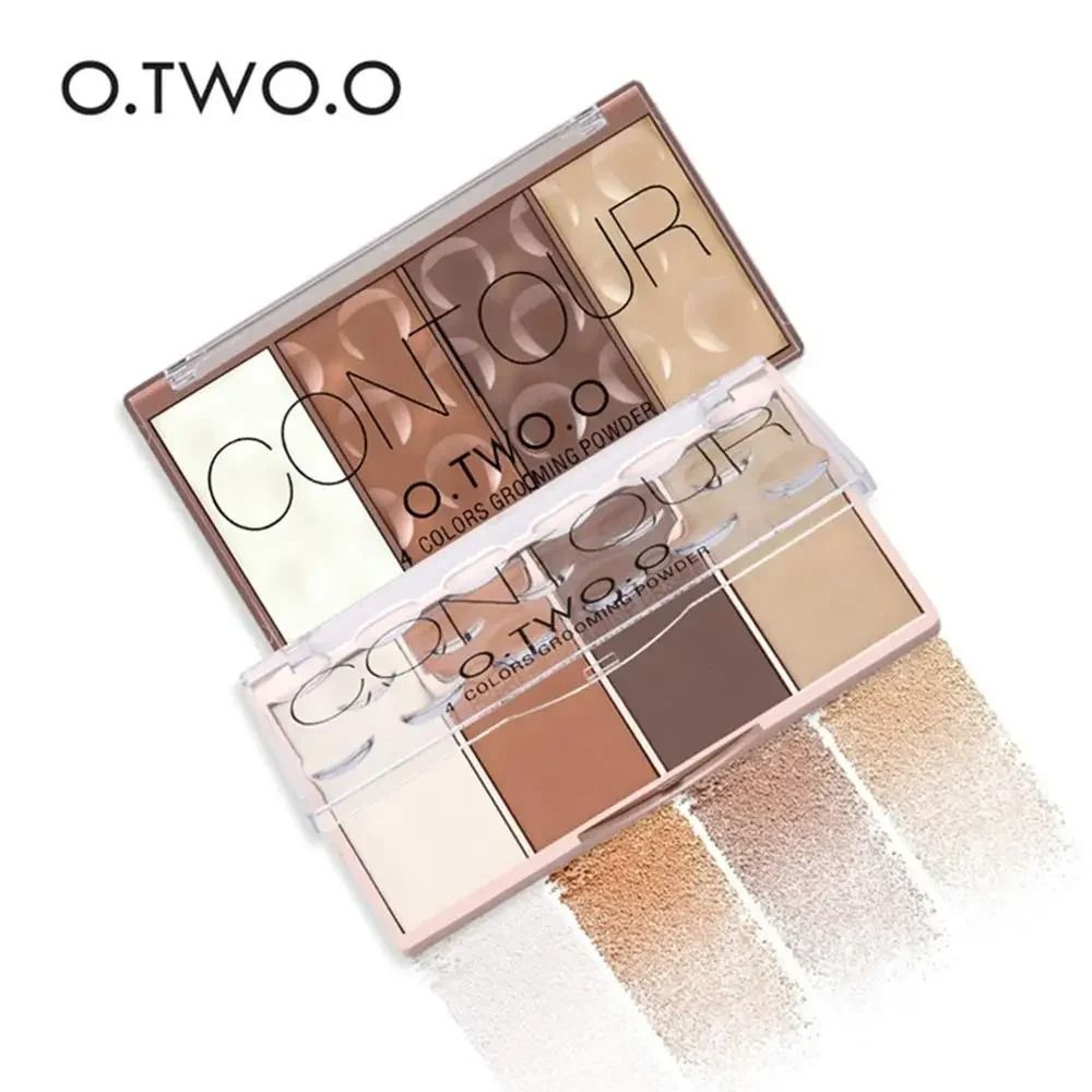 4Color Pro Sculpting Palette  LongLasting Contour Bronzer  Grooming Powder 1