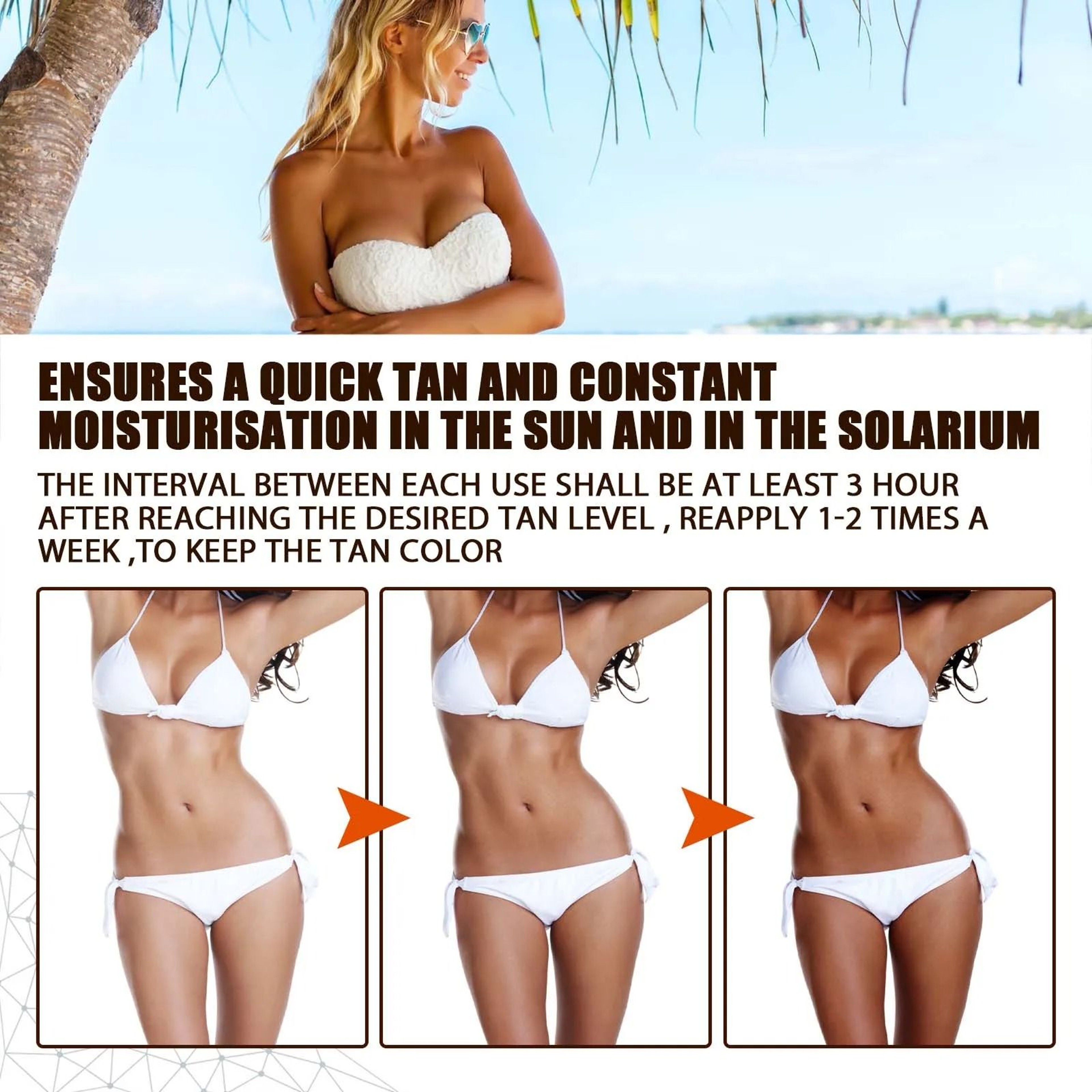 Darker Natural Tanning Spray  HighIntensity Sunless Booster  Bronzer 6