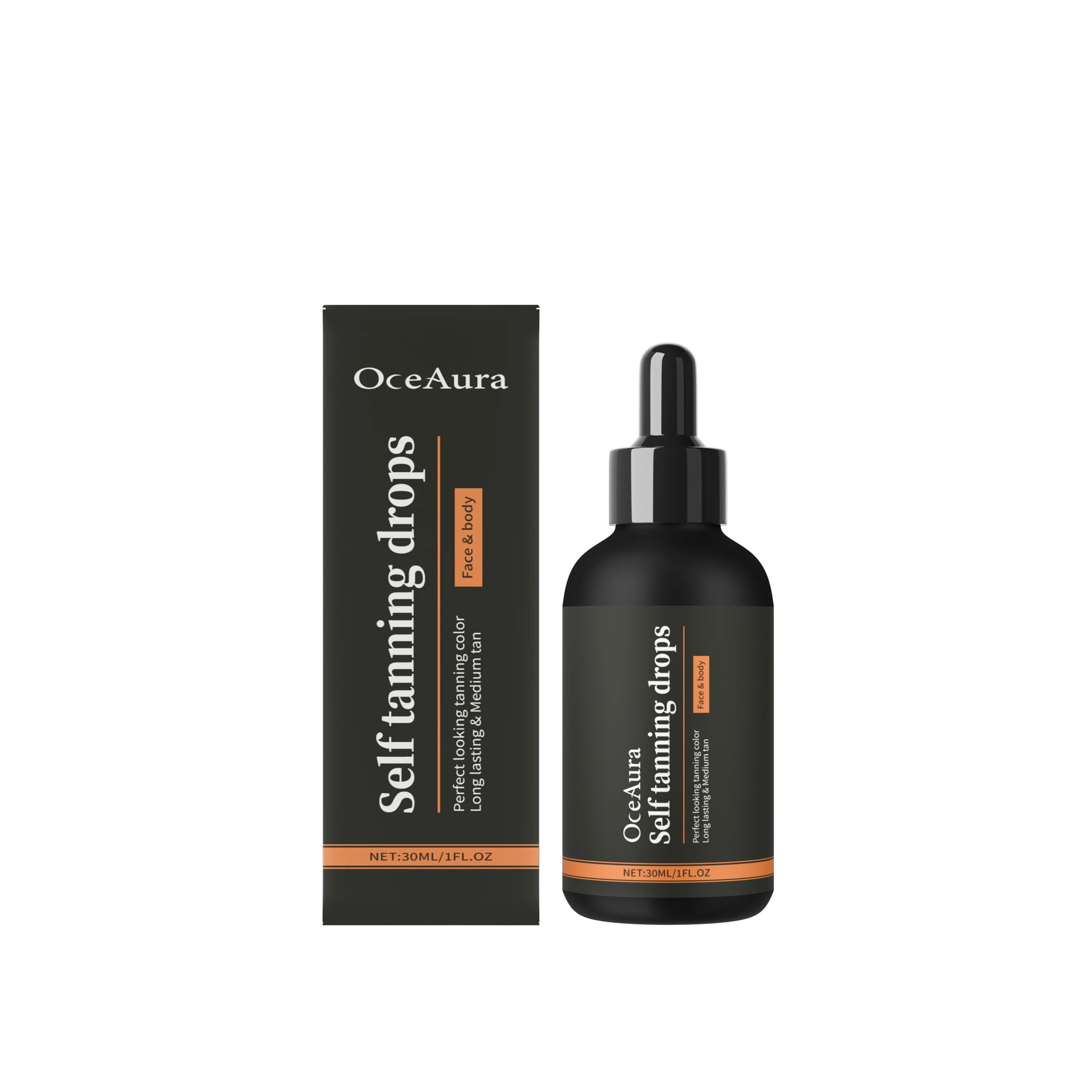 SelfTanning Drops  Antioxidant Infused Face  Body Bronzer 1