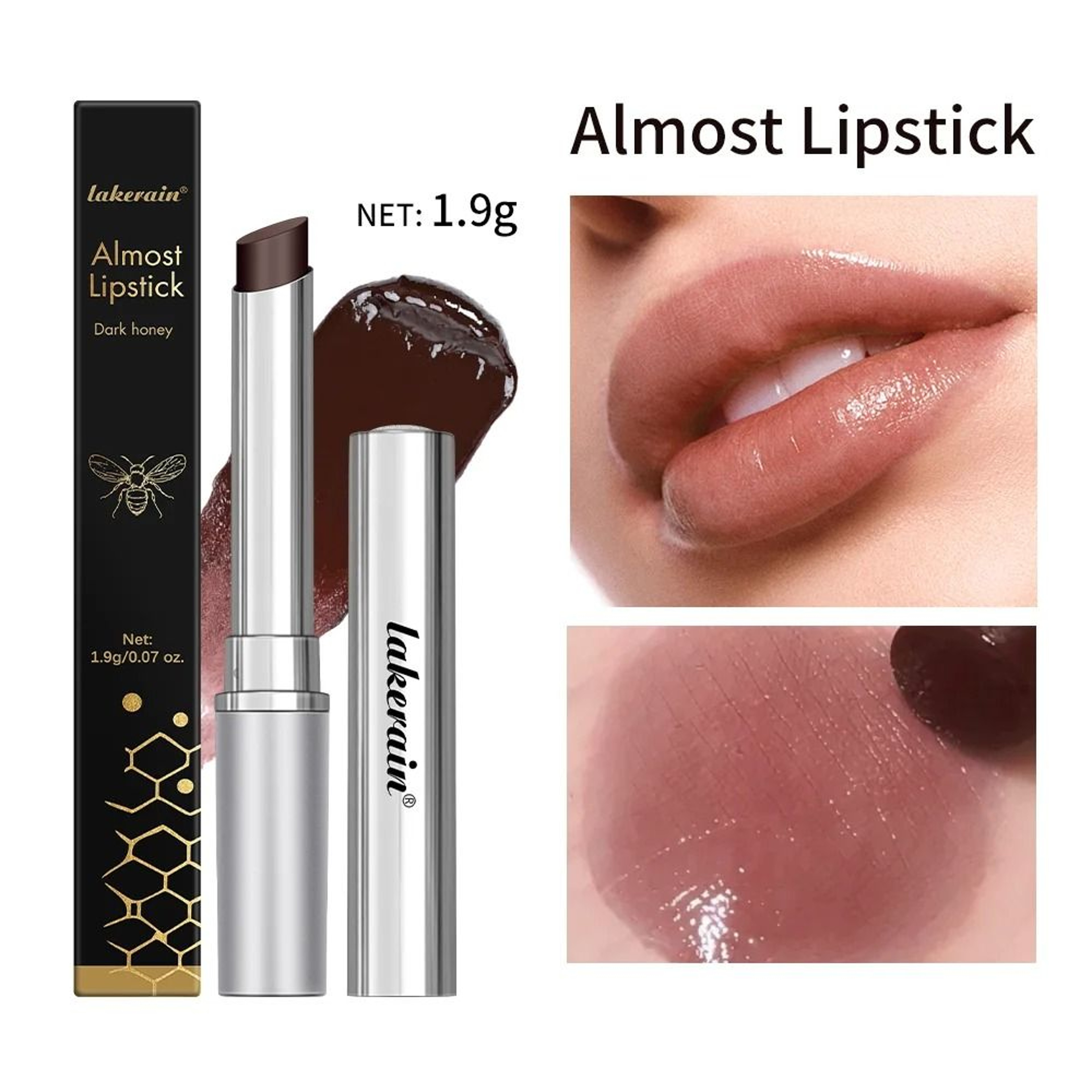 Honey Infused Pink Tinted Lip Balm  Intensive Repair  Powerful Lip Repulper 6