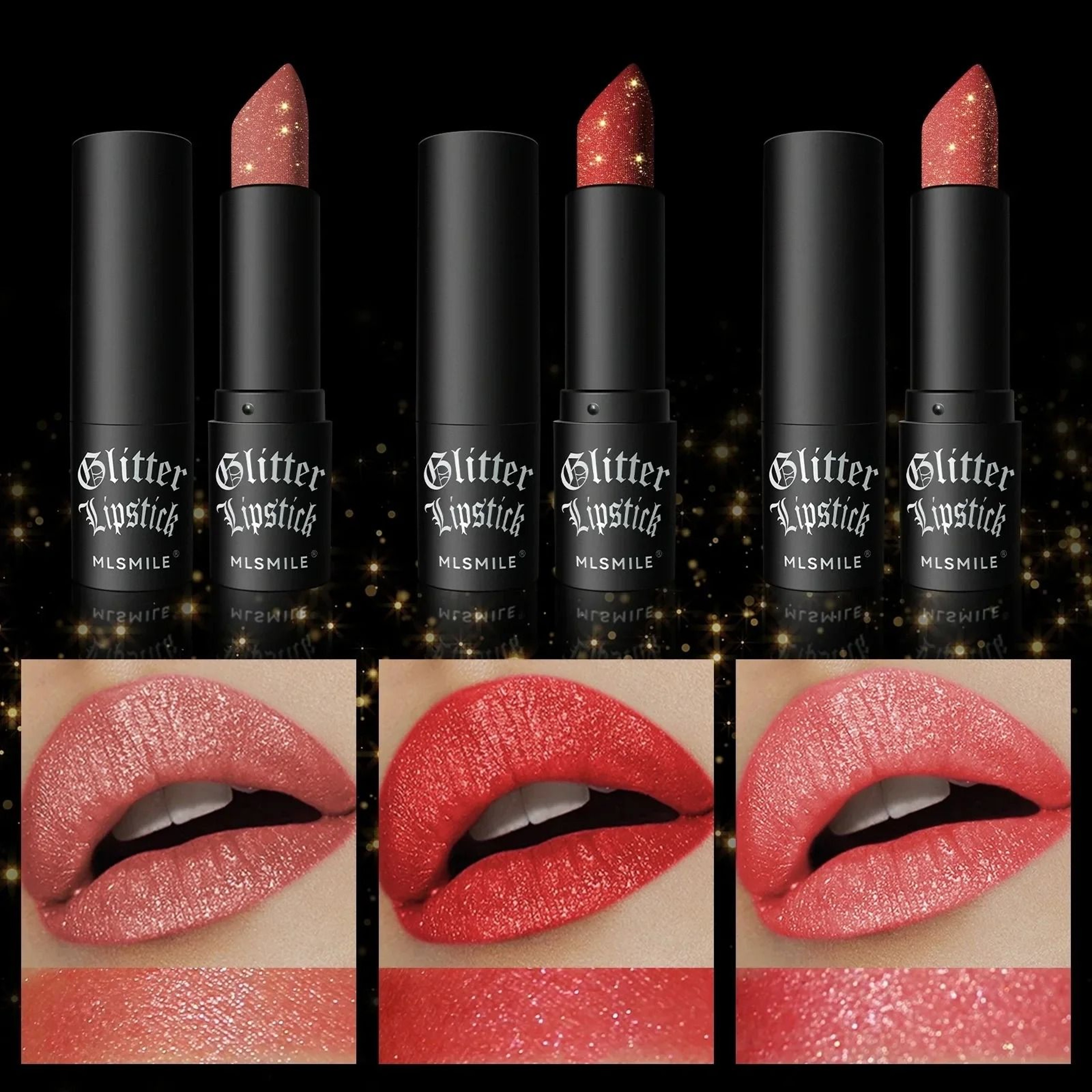 Diamond Shimmer Matte Glitter Lipstick 2
