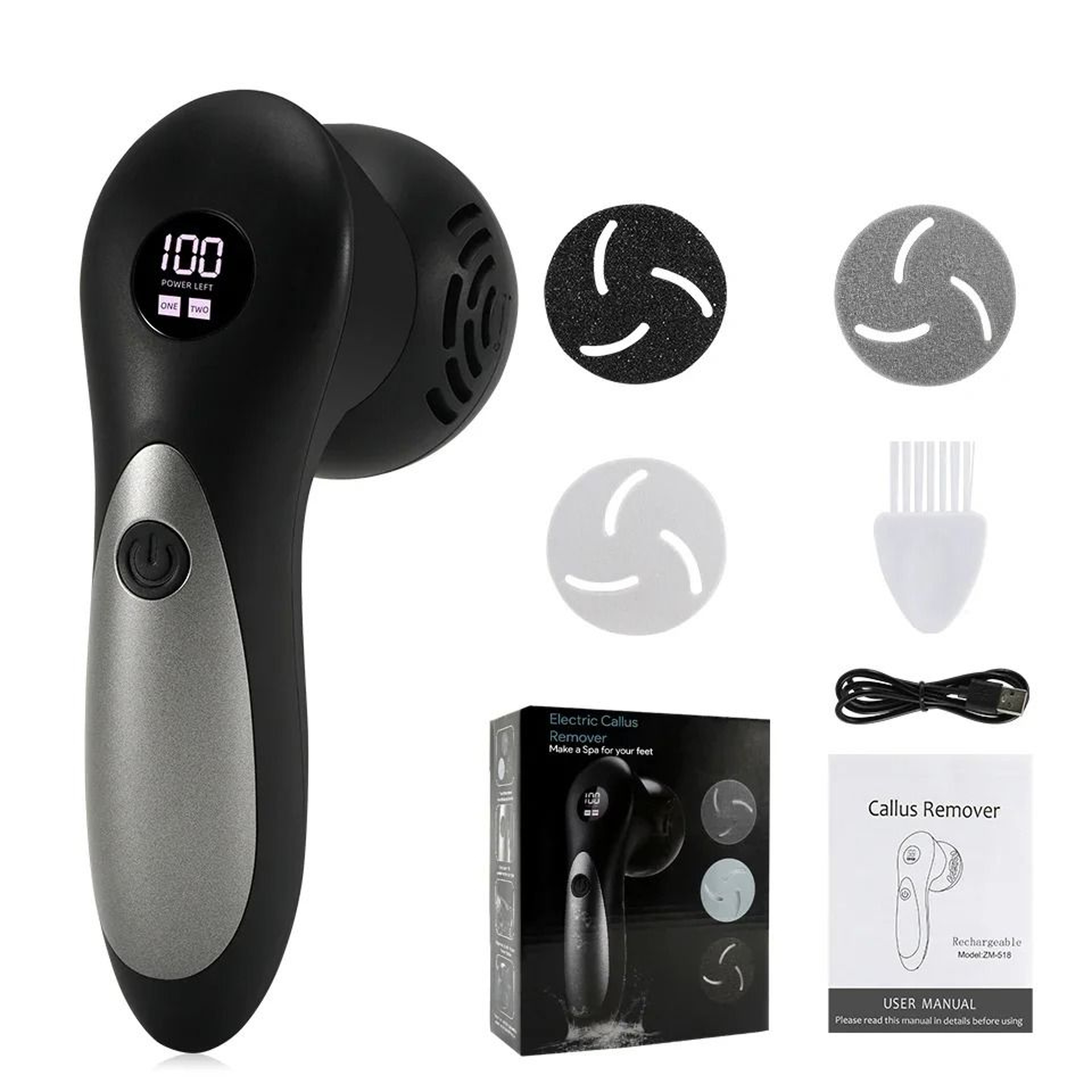 Precision Electric Power Callus Remover  Heel Restorer 7