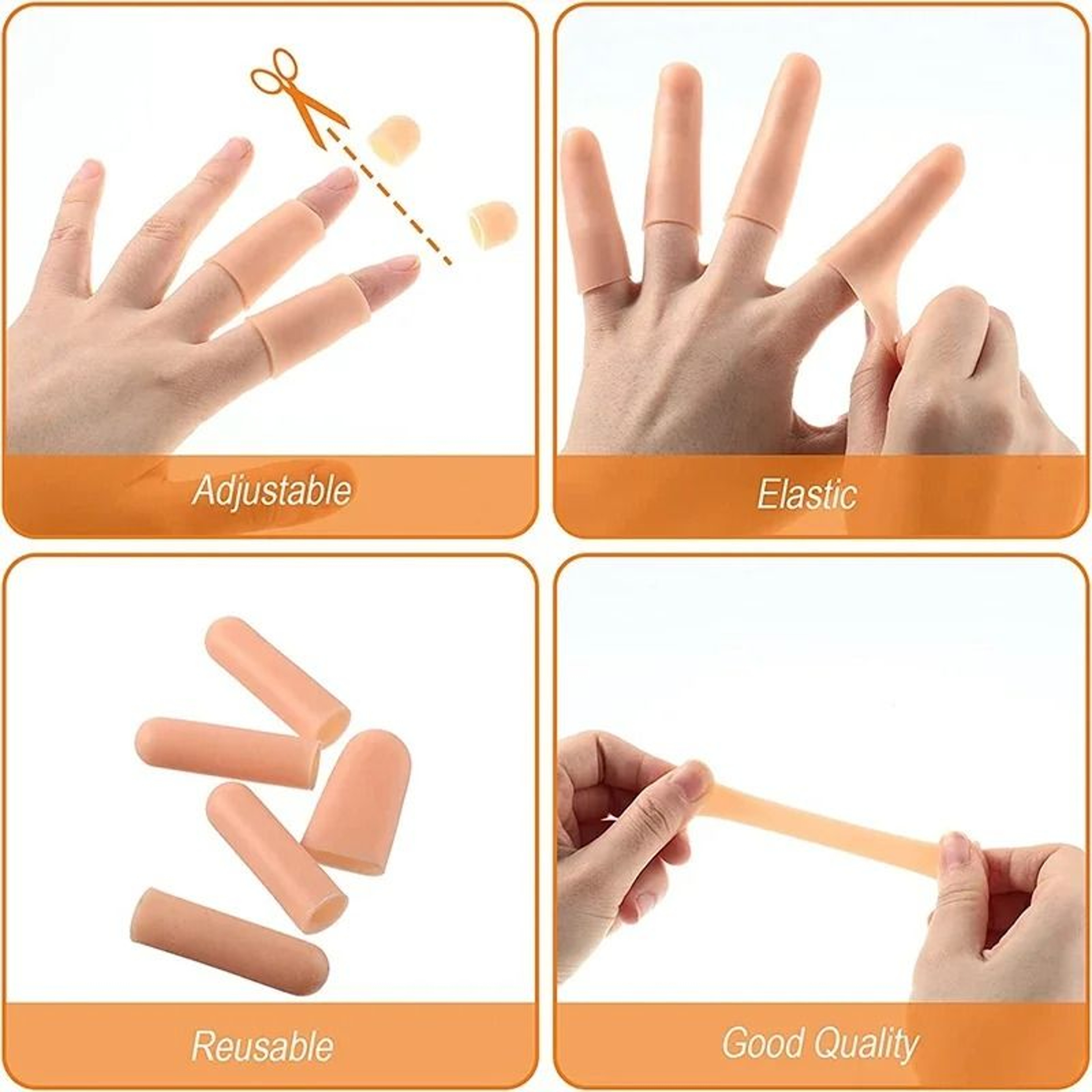 SoftFlex Silicone Toe  Finger Protectors 2