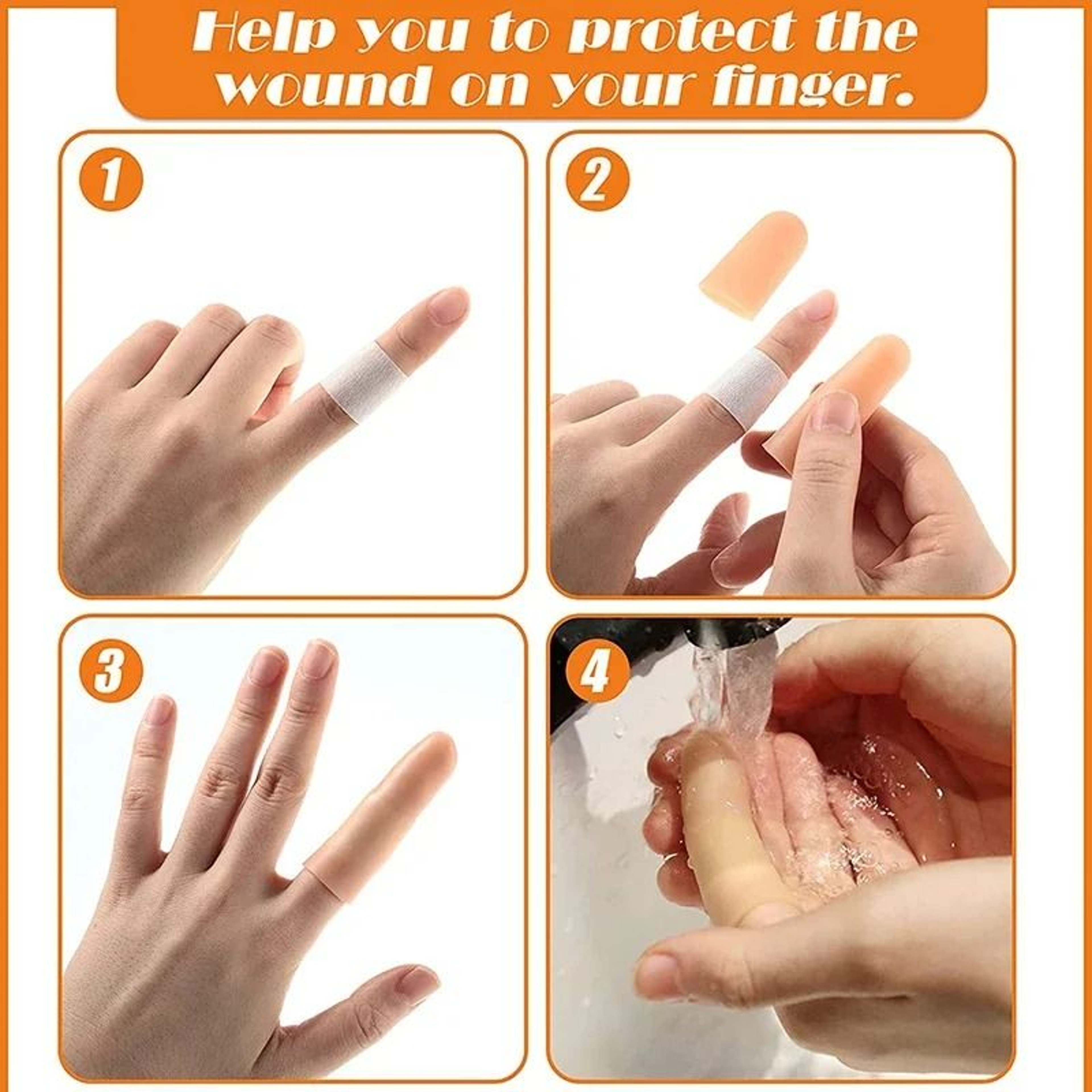 SoftFlex Silicone Toe  Finger Protectors 3