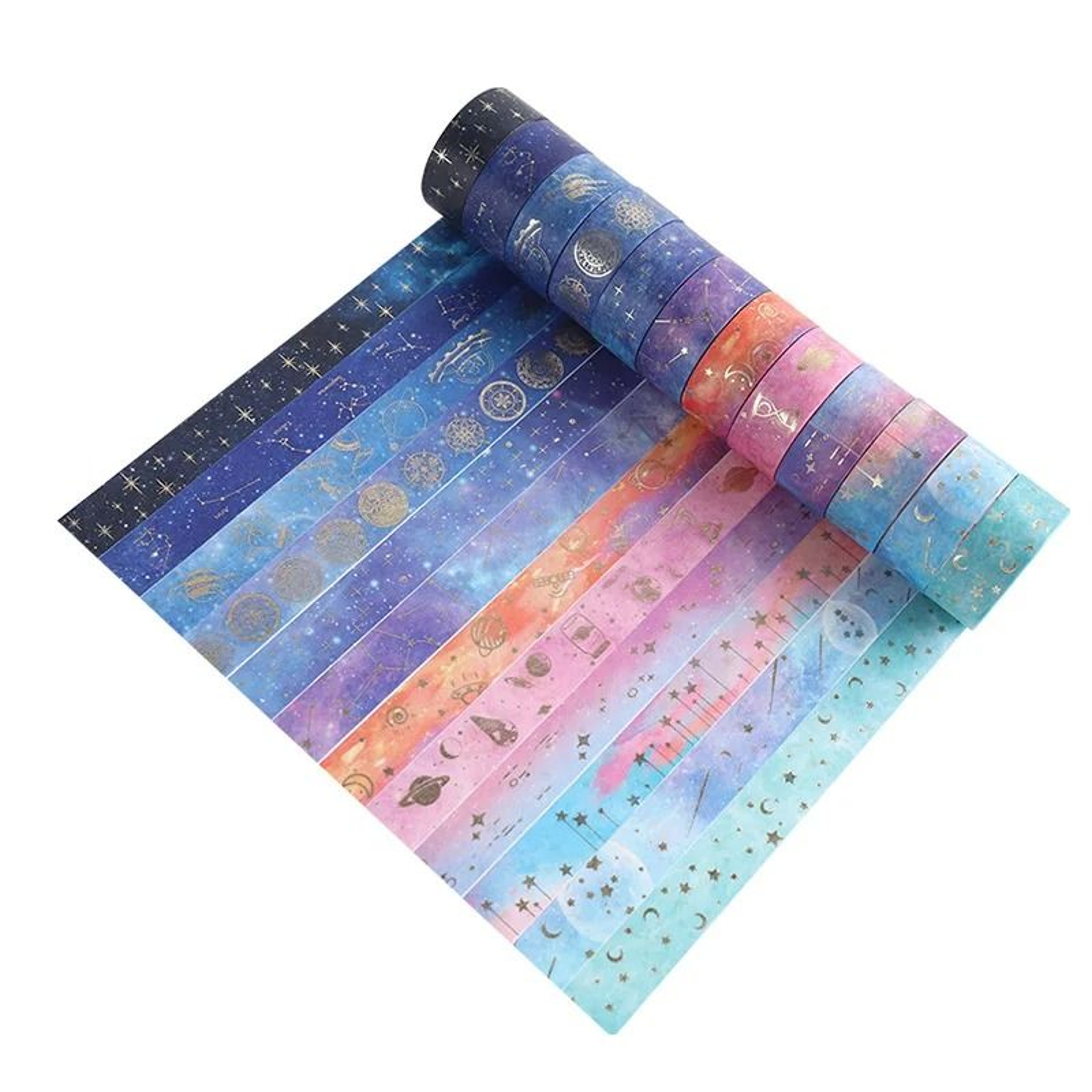Celestial Starry Night Galaxy Washi Tape Set 1