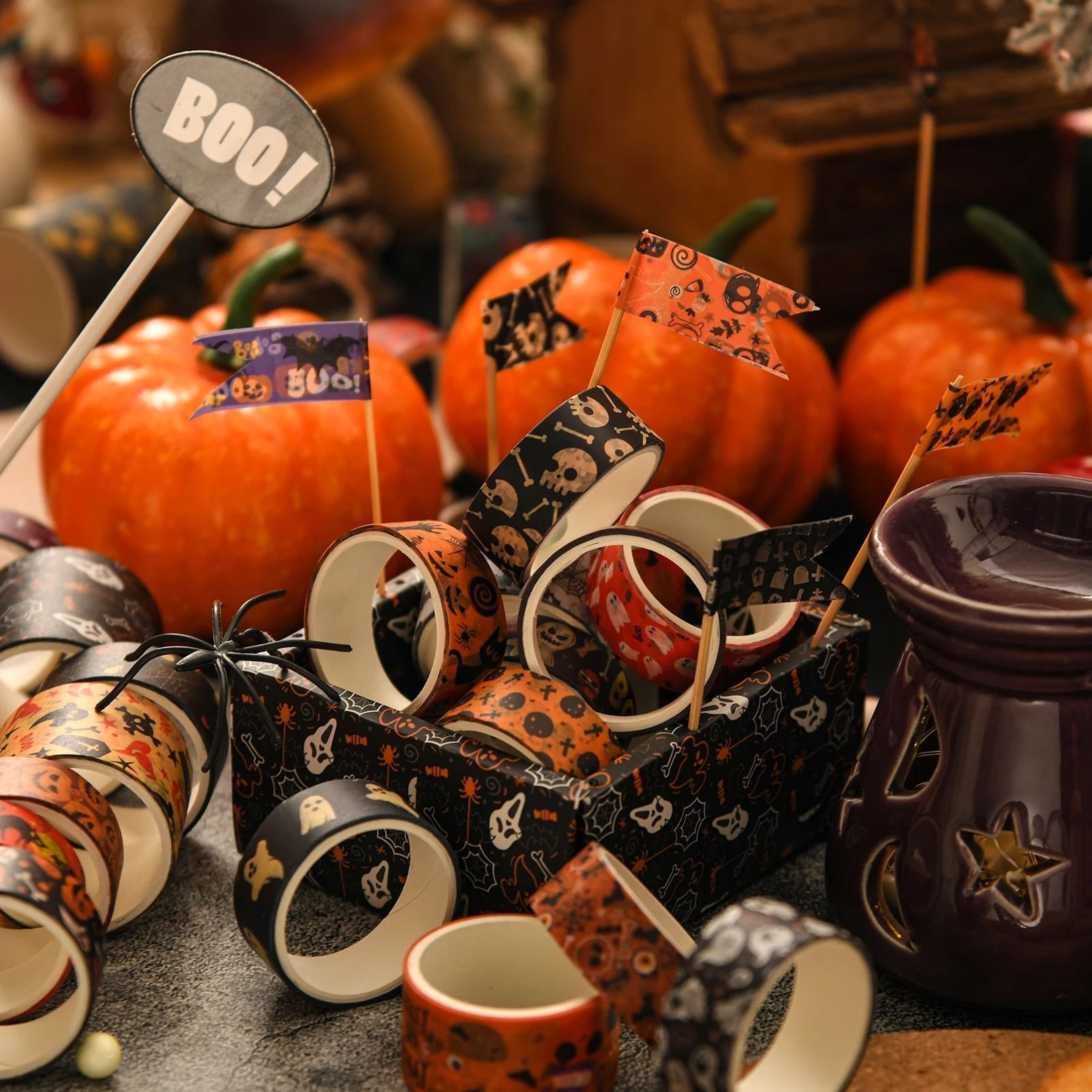 Spooky Season Happy Halloween Washi Tape Set 2