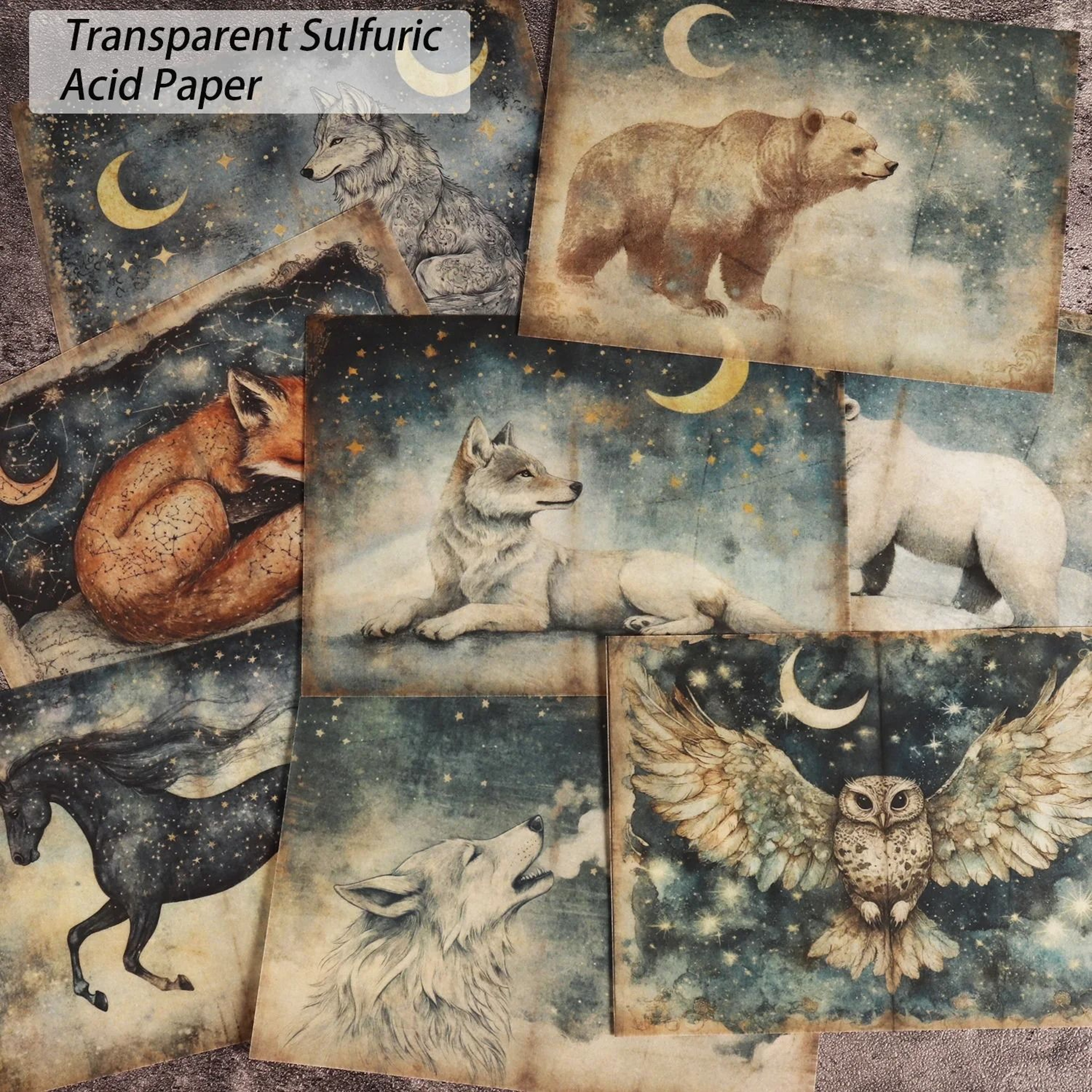 Celestial Astrology  Animal DIY Scrapbook Kit 3