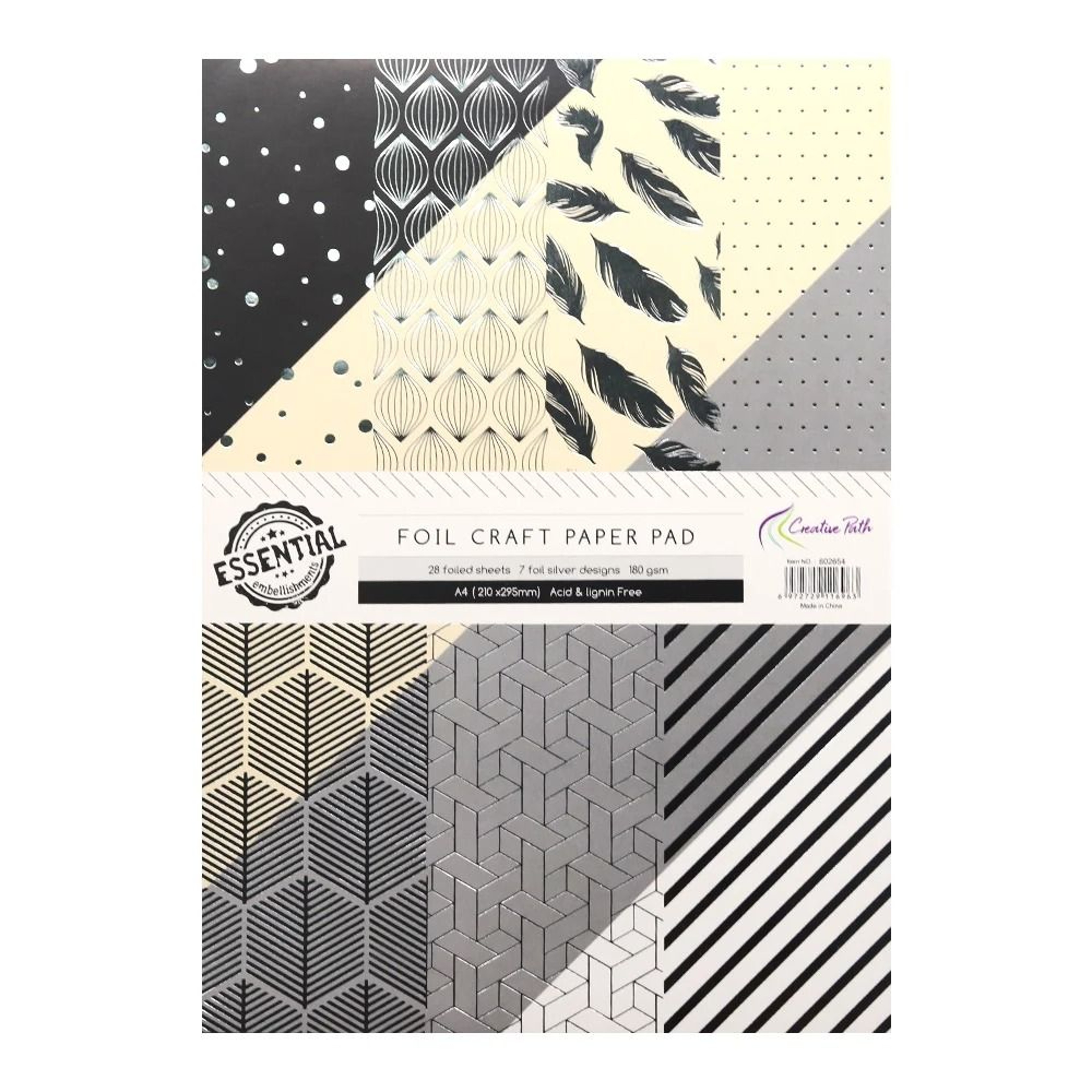 Shimmer  Shine Premium Foil Scrapbooking Paper Pack 0
