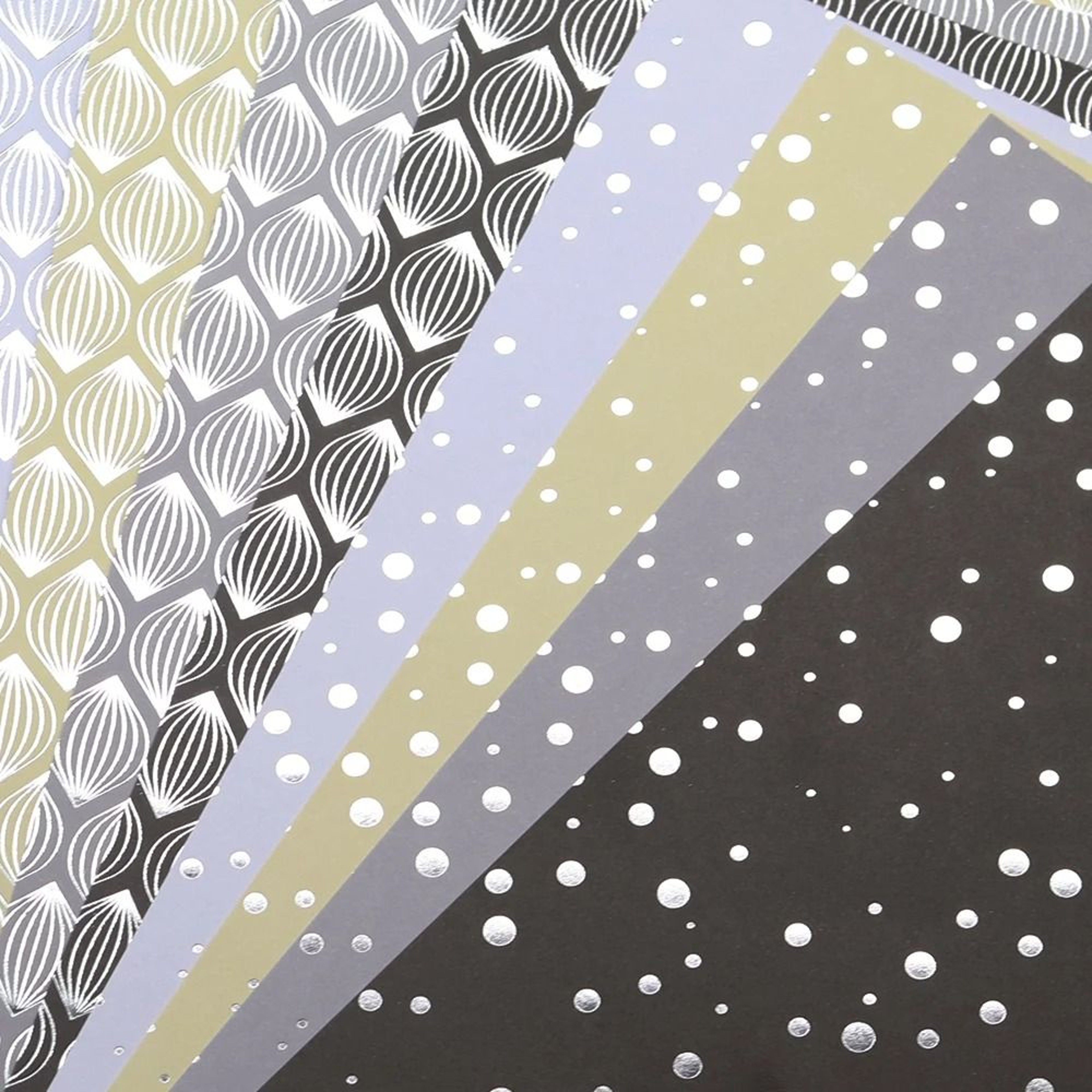 Shimmer  Shine Premium Foil Scrapbooking Paper Pack 5