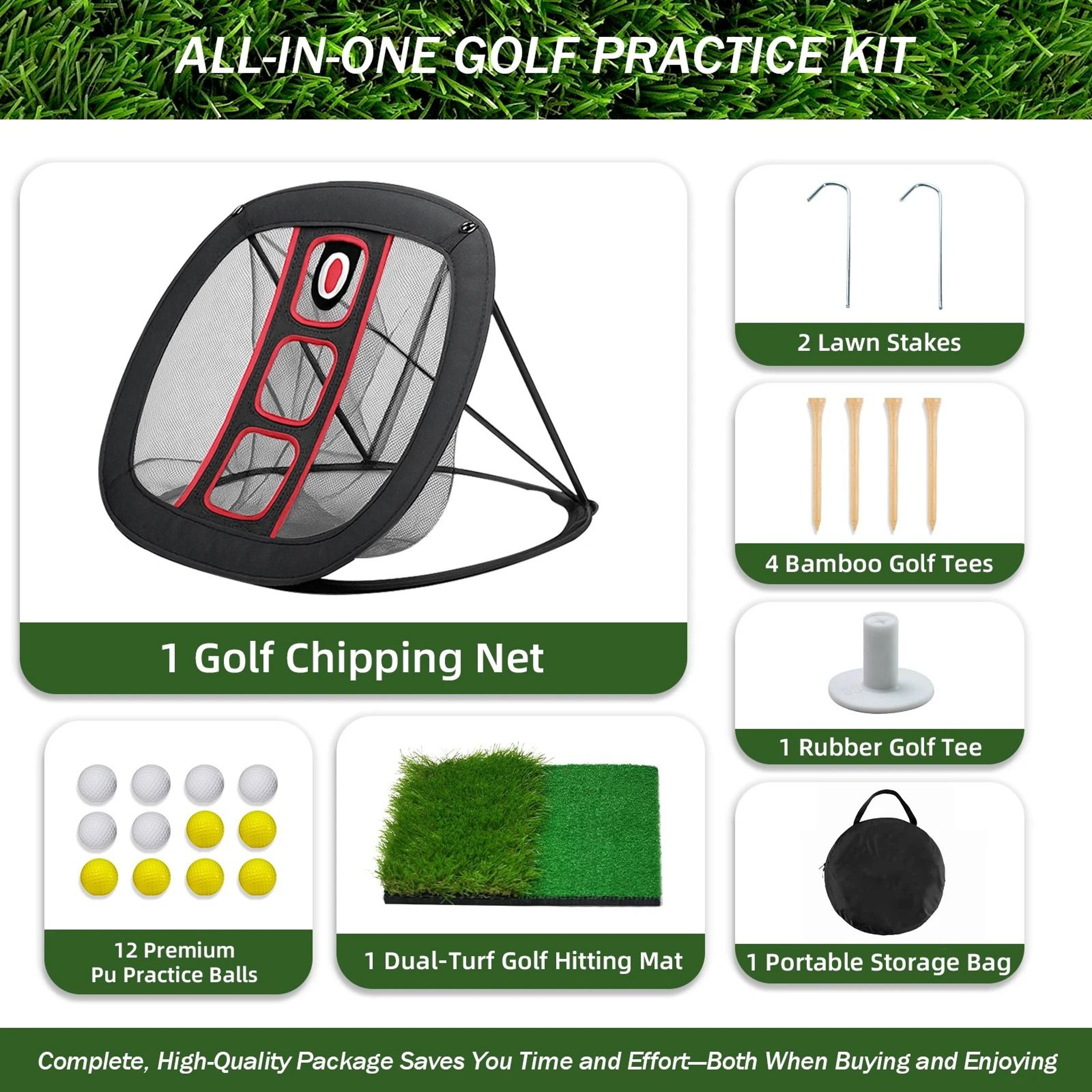 HeavyDuty Golf Practice  Training Net 5