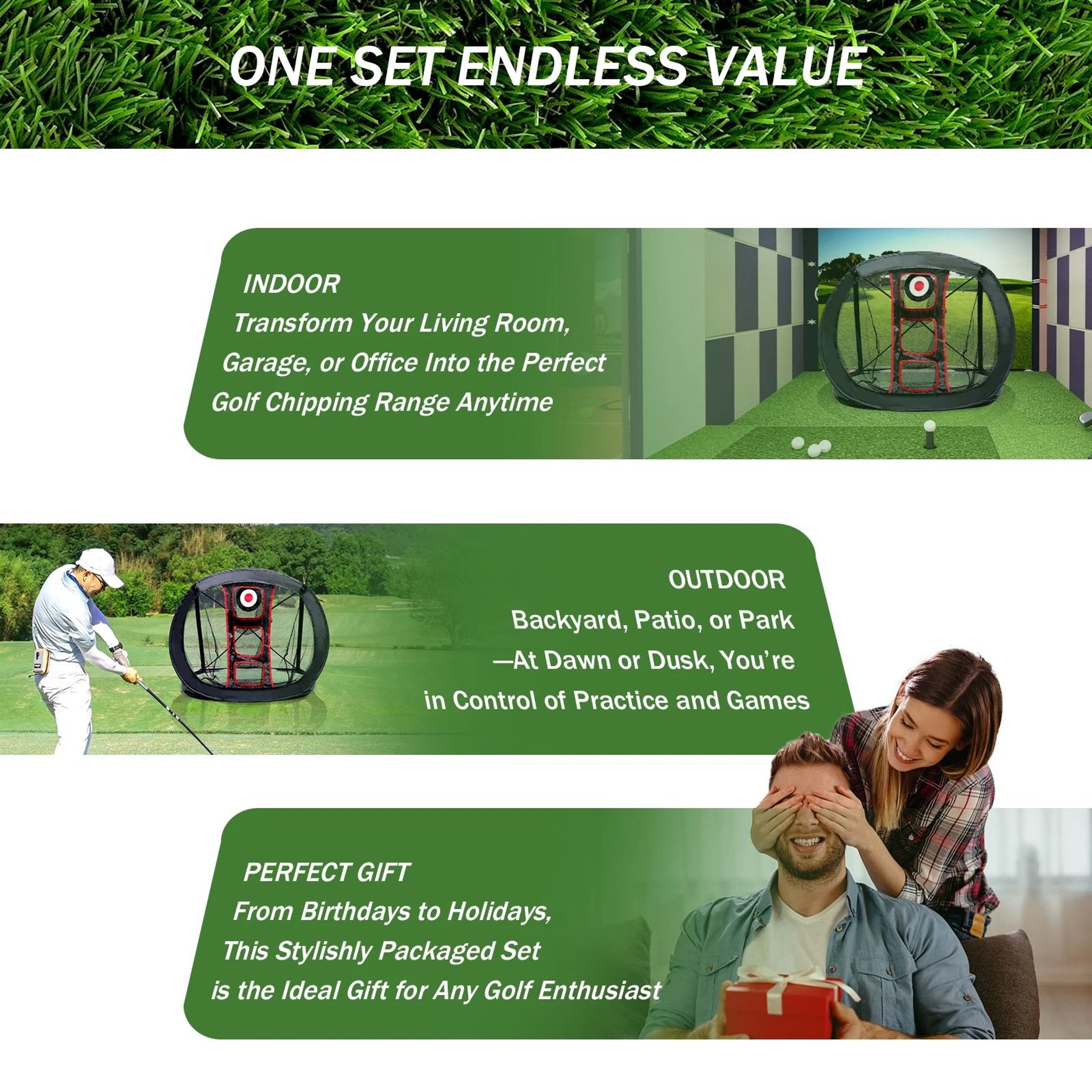 HeavyDuty Golf Practice  Training Net 6