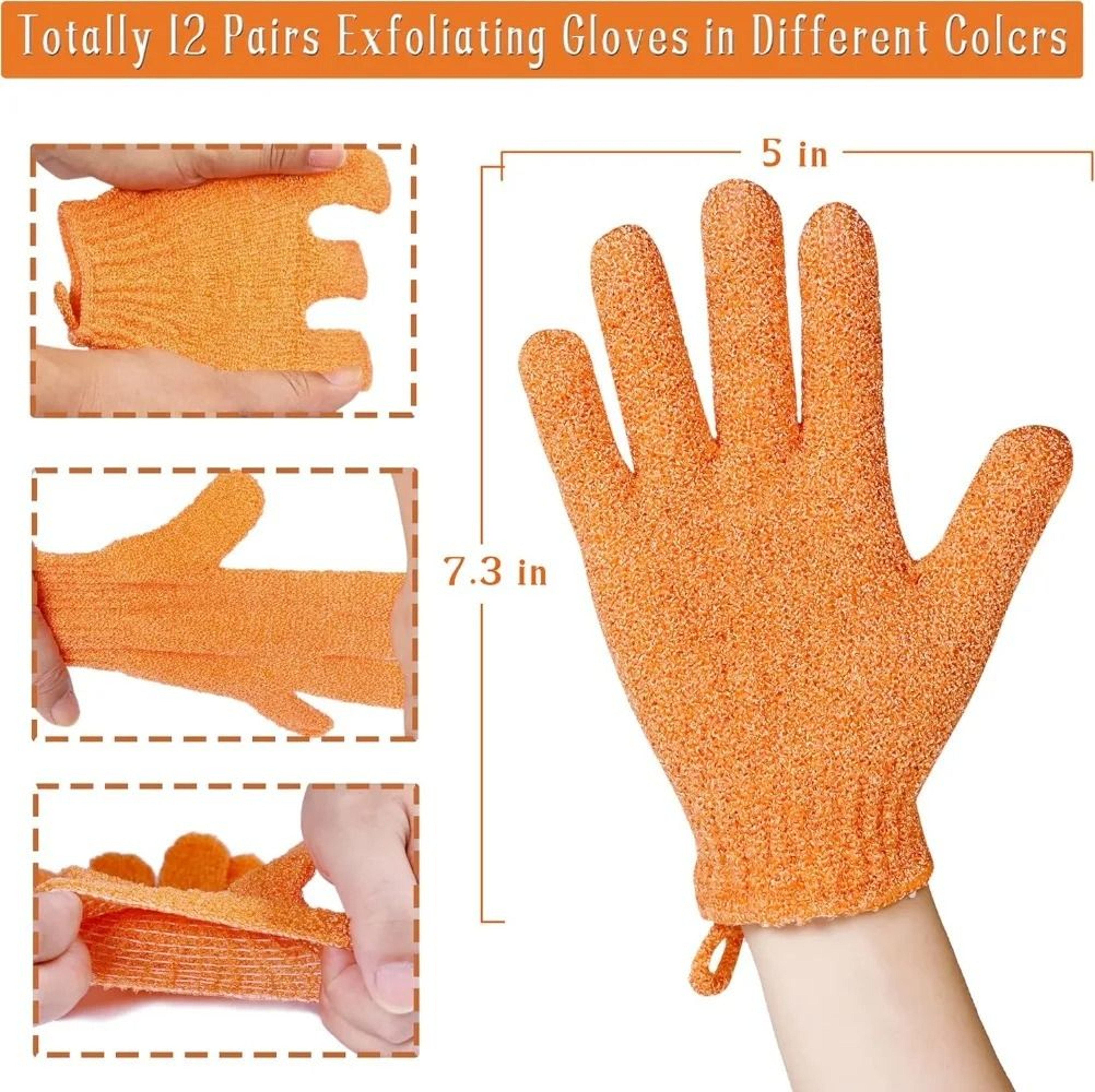 Exfoliating Spa  Bath Glove Collection 1