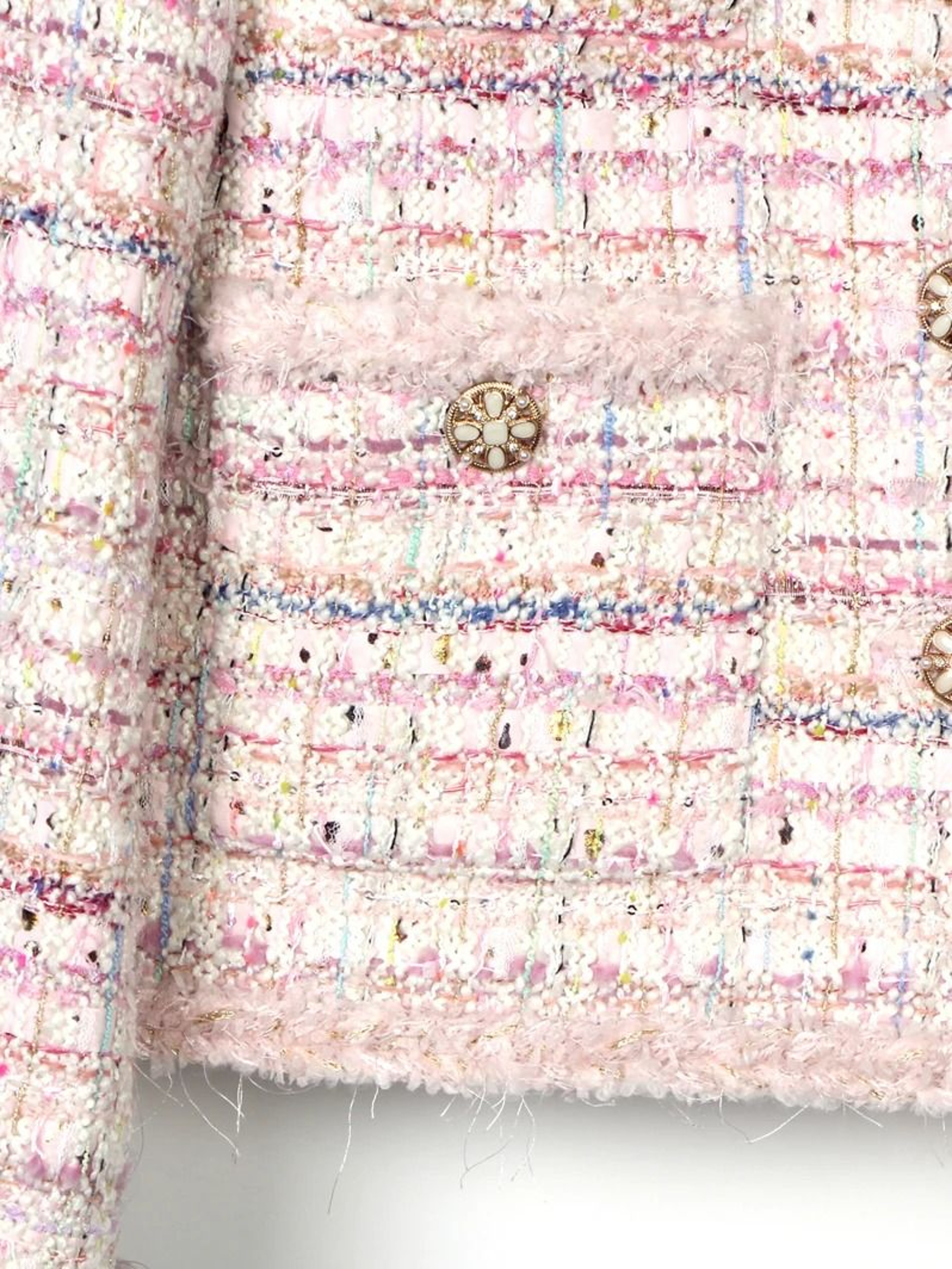 Cherry Blossom Romantic Braided Tweed Jacket 4