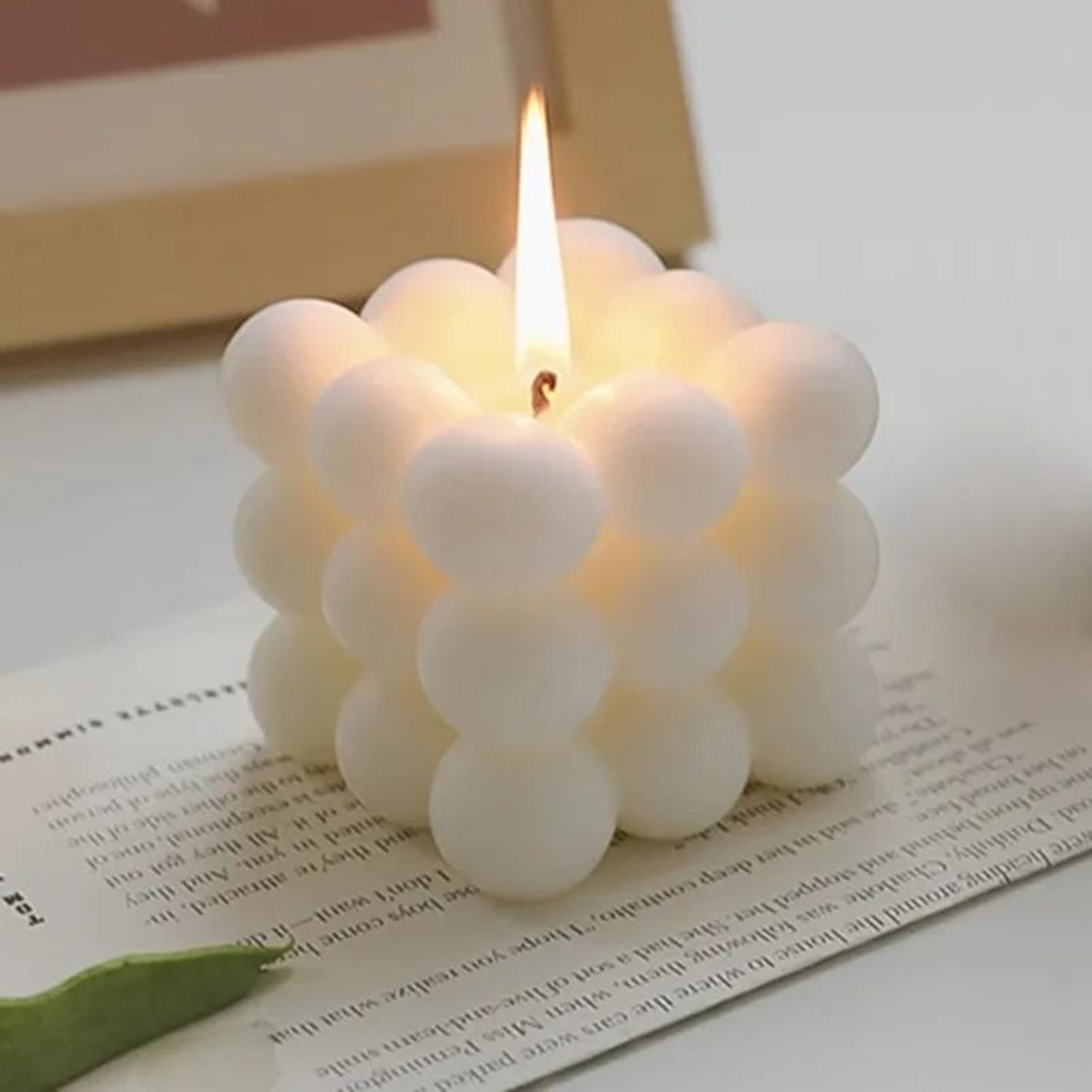Creative BallShaped Magic Cube Aromatherapy Candle 0