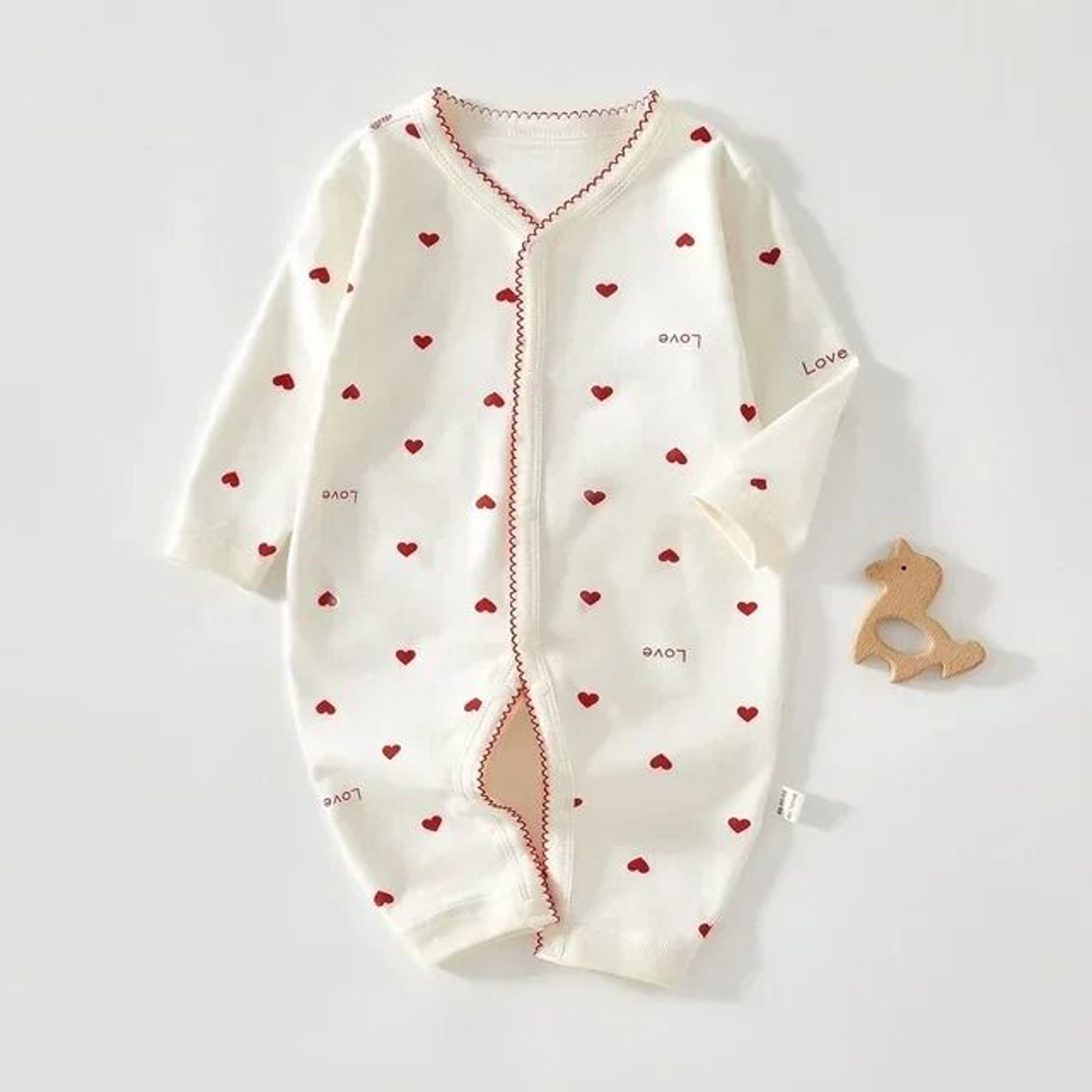 Essential 100 Cotton LongSleeve Baby Romper 10