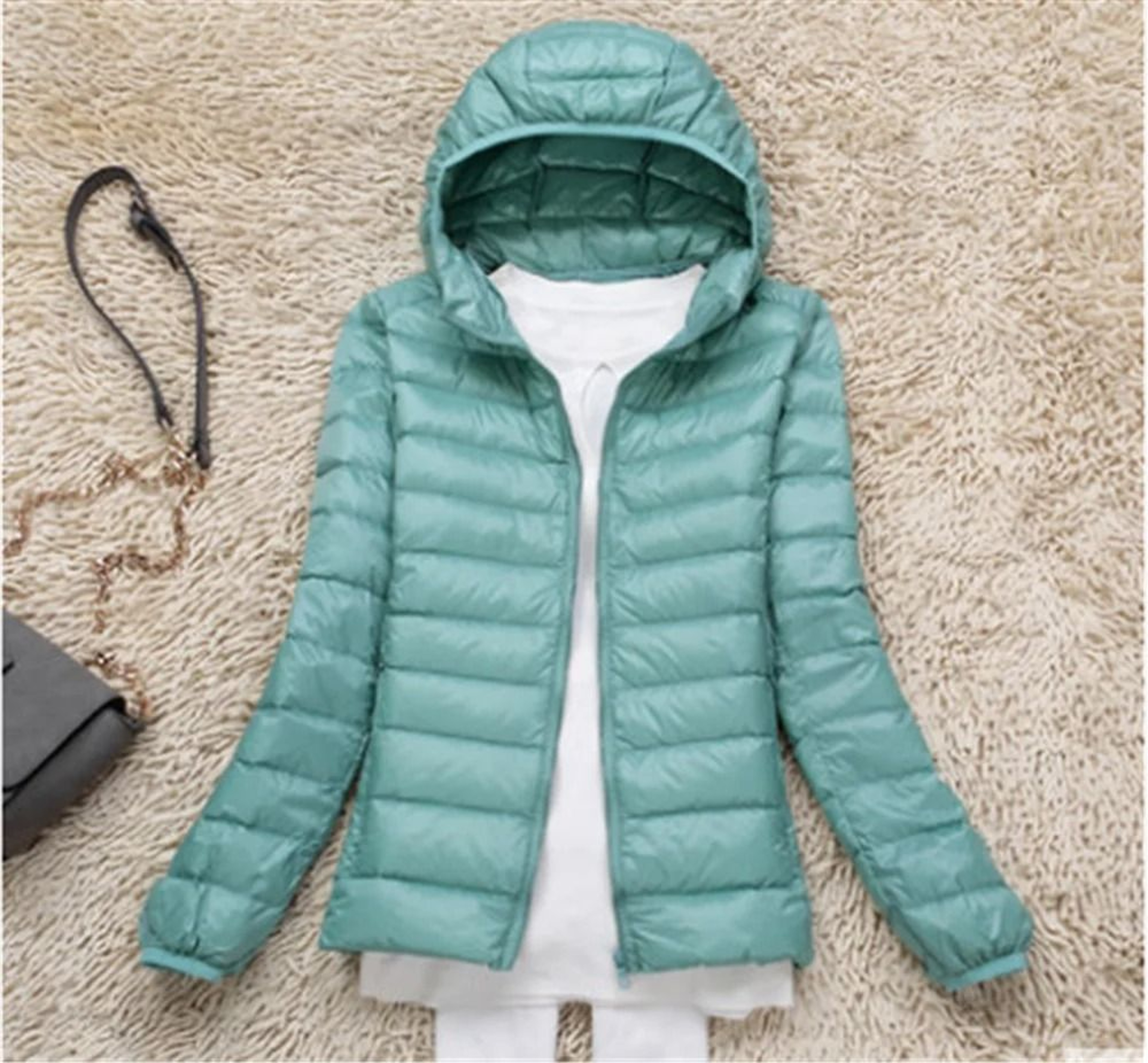 Ultra Lightweight Packable Hooded Puffer Jacket 10