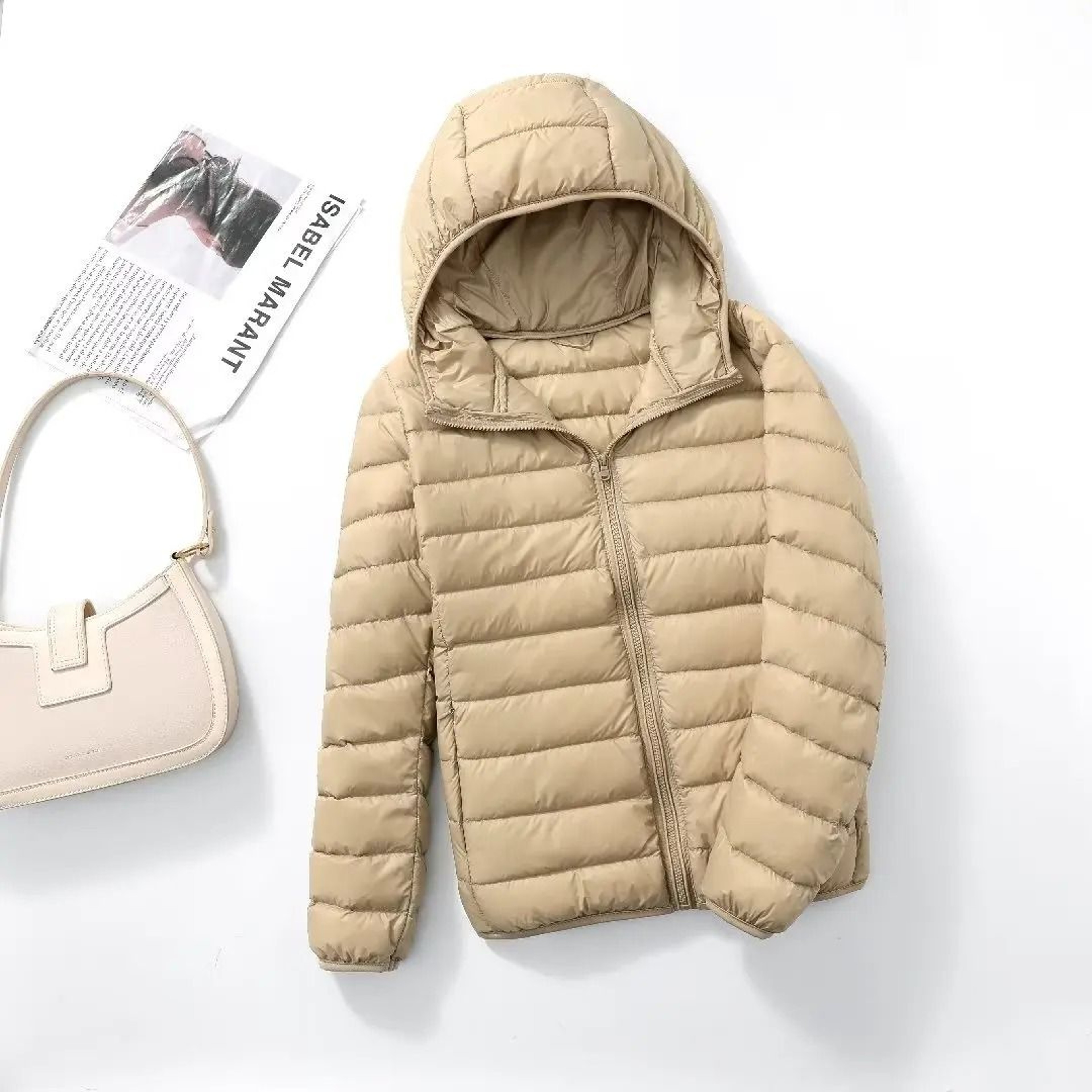 Ultra Lightweight Packable Hooded Puffer Jacket 12