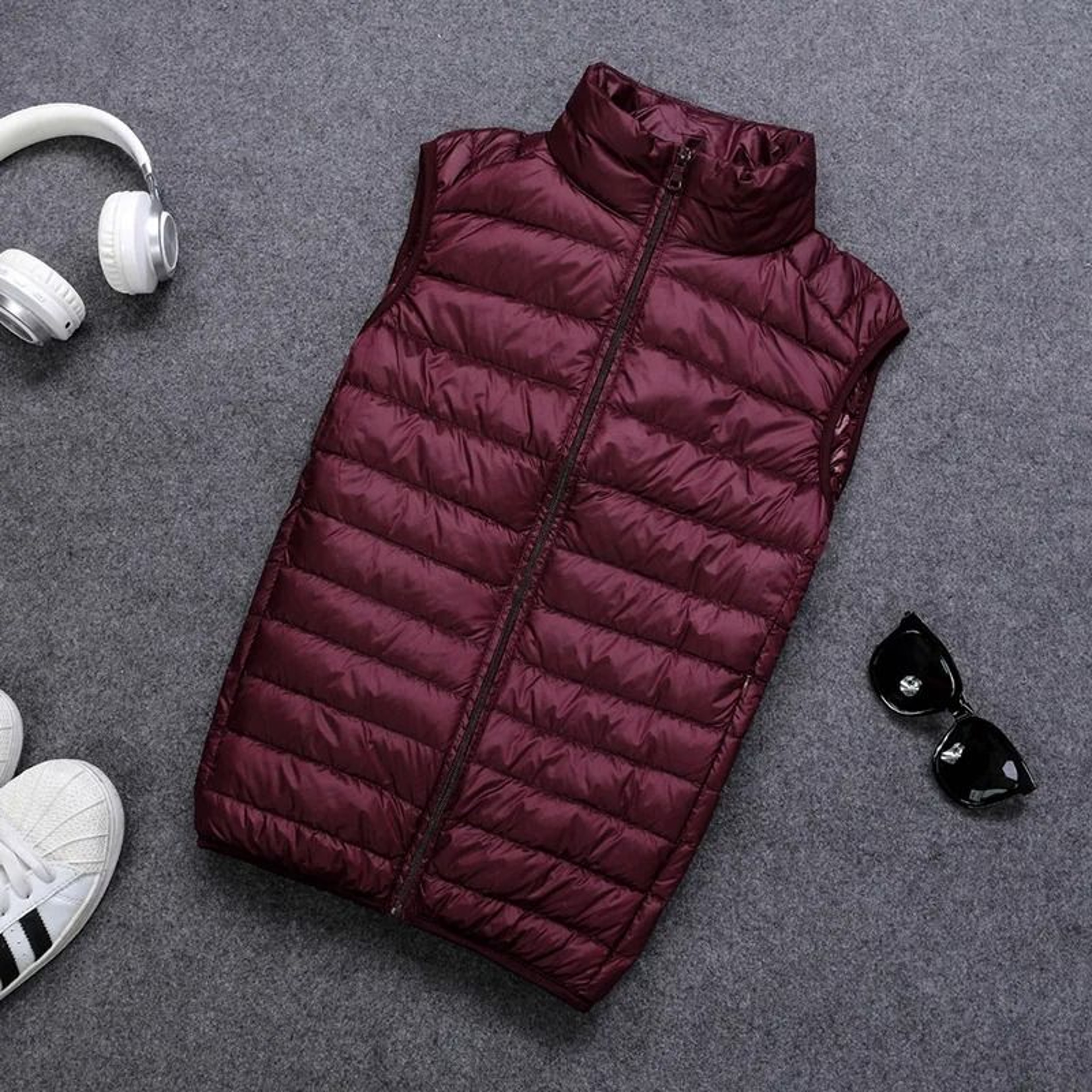Mens Premium 90 White Duck Down Portable Vest 2
