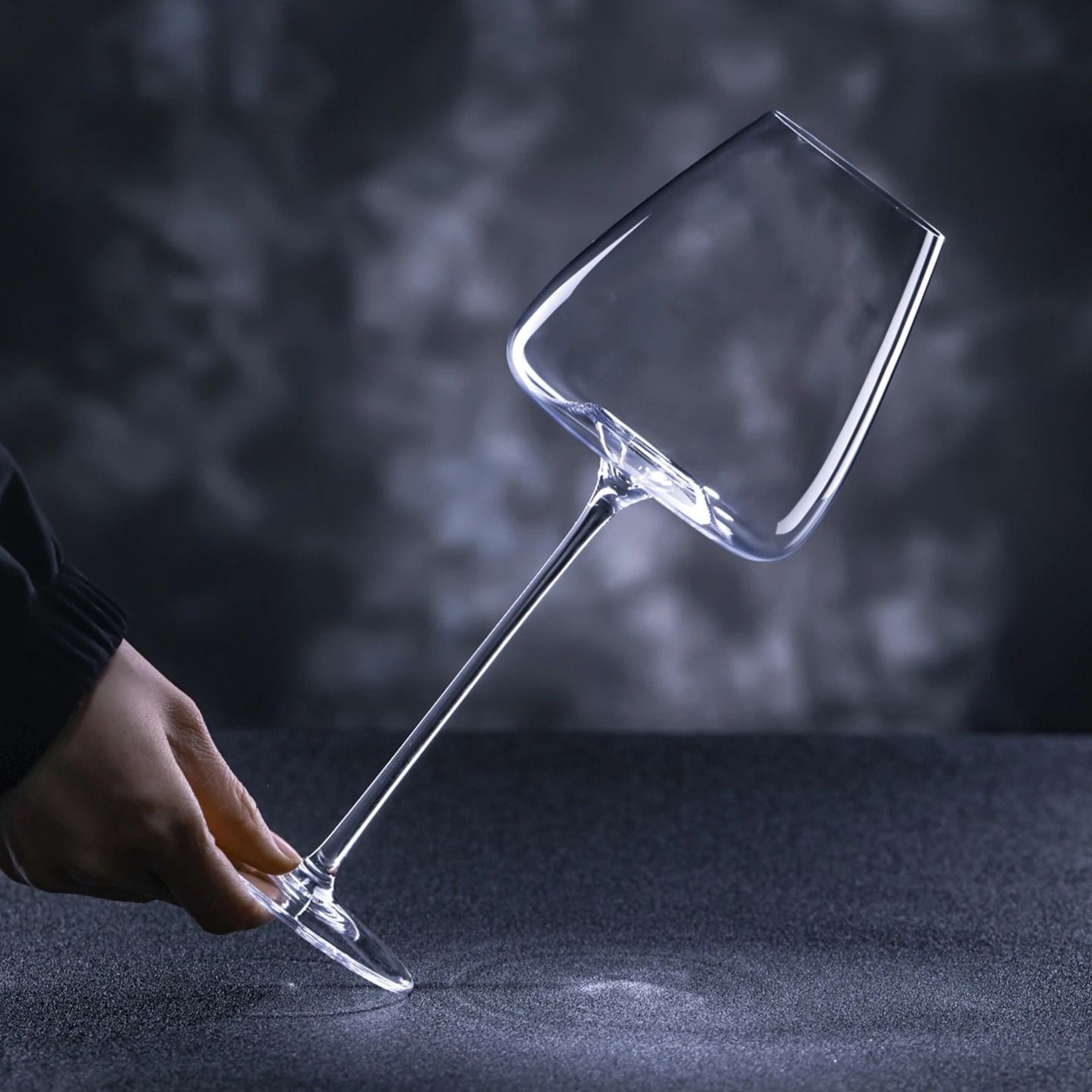 Handmade UltraThin Crystal Wine Goblet  Concave Bottom Series 2