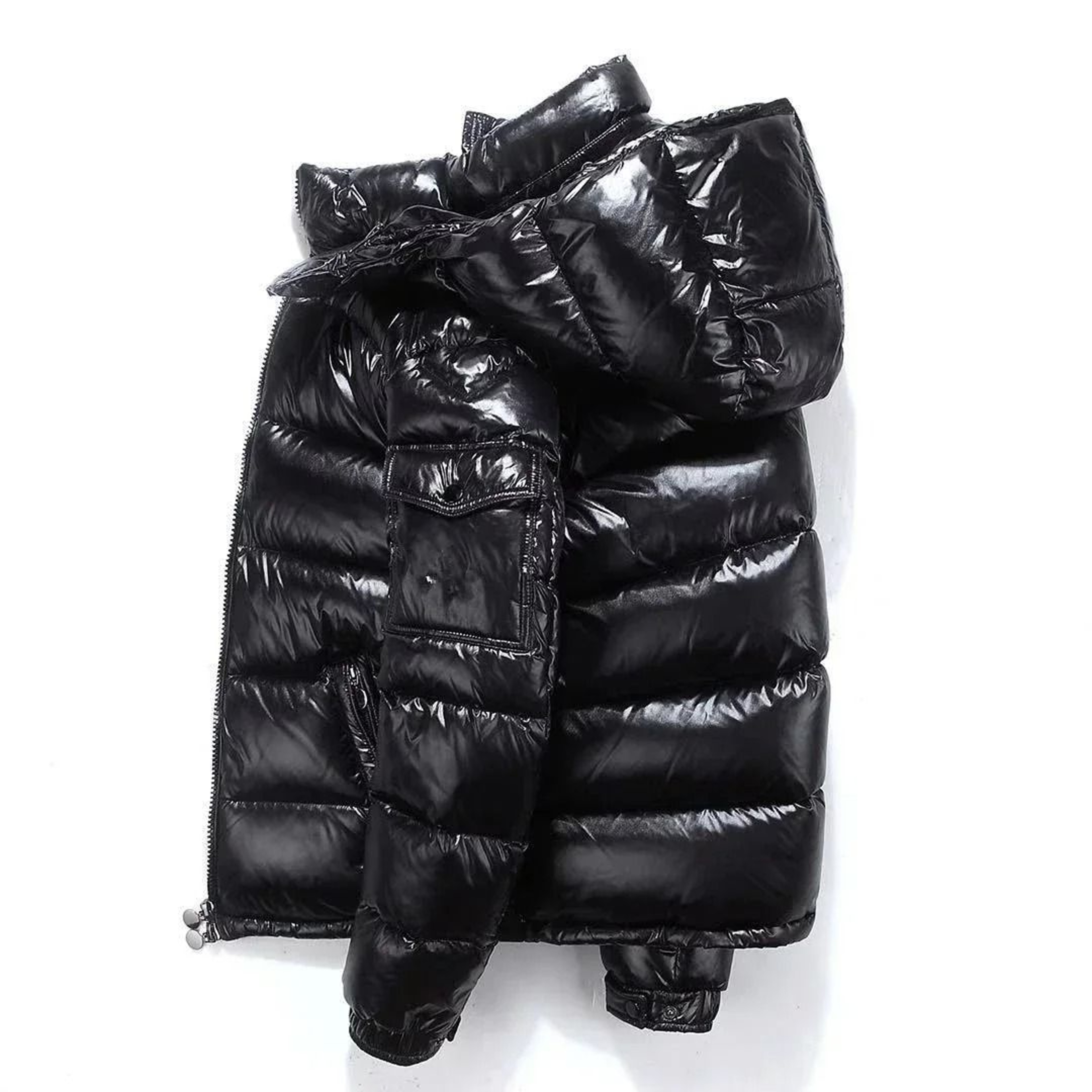Mens HighGloss Winter Parka  Thicken Thermal Warm Coat 2