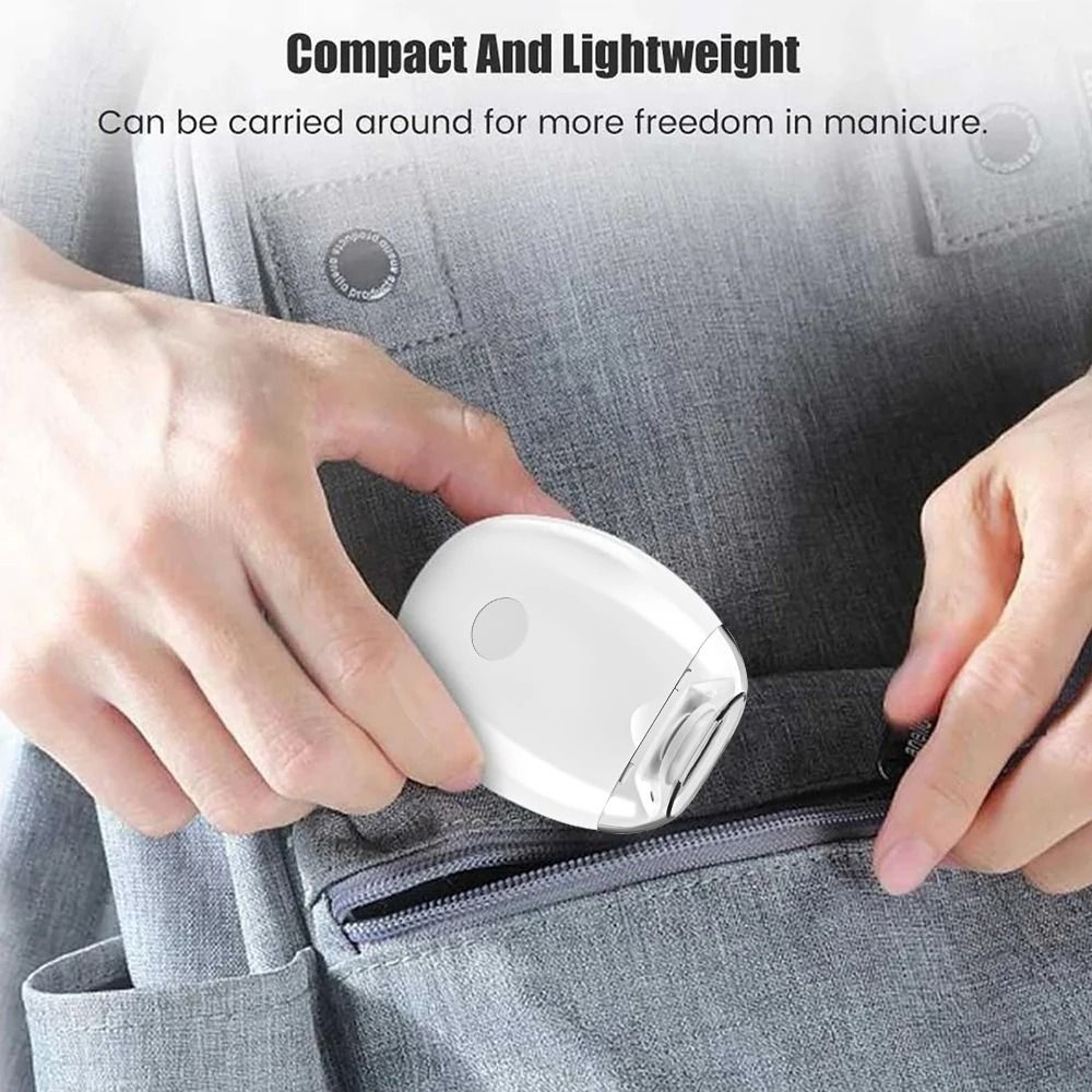 2in1 Precision Electric Nail Clipper  Automatic Trimmer With LED Guide 2