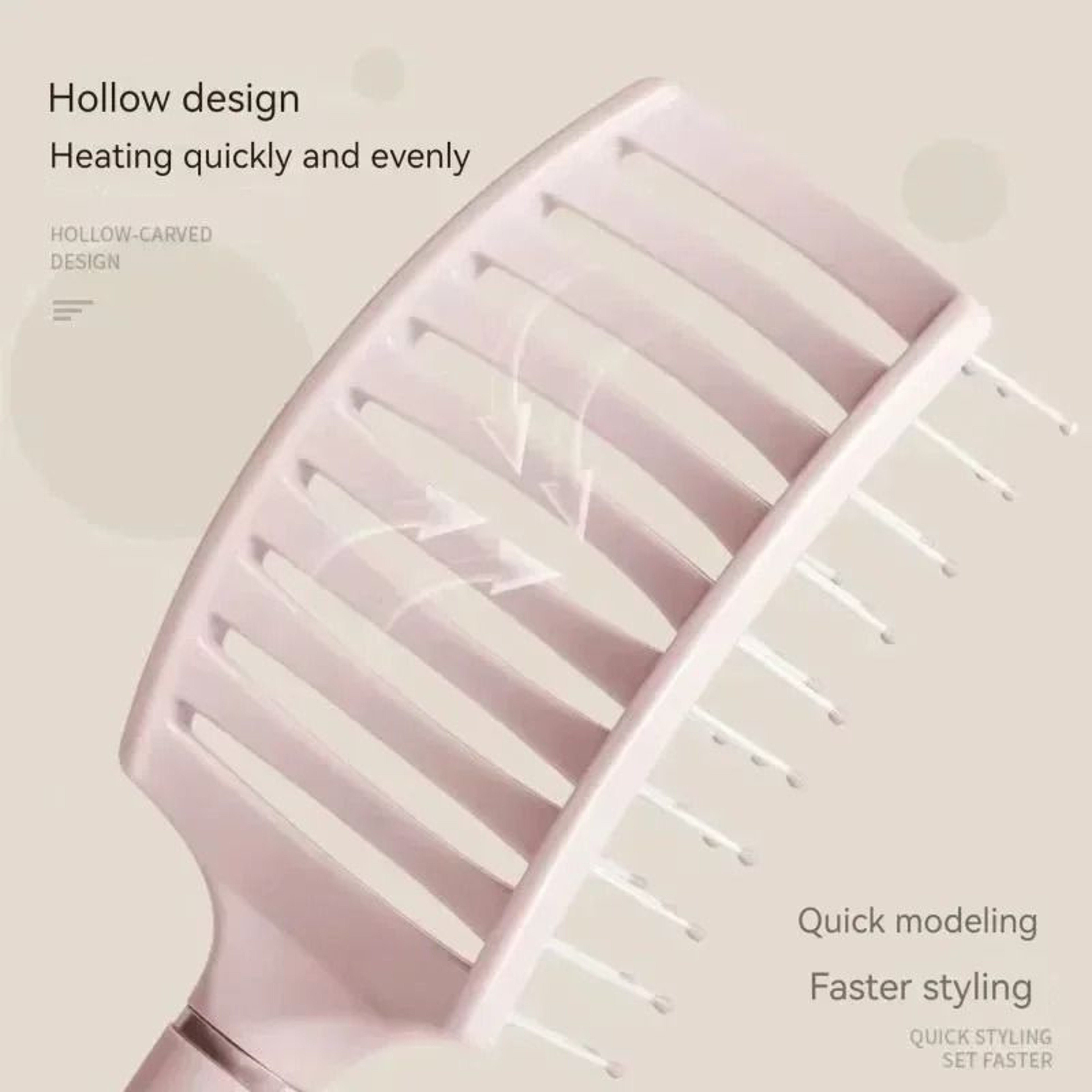 Air Cushion Fluffy Hairbrush  AntiHair Loss Scalp Massage Brush 2