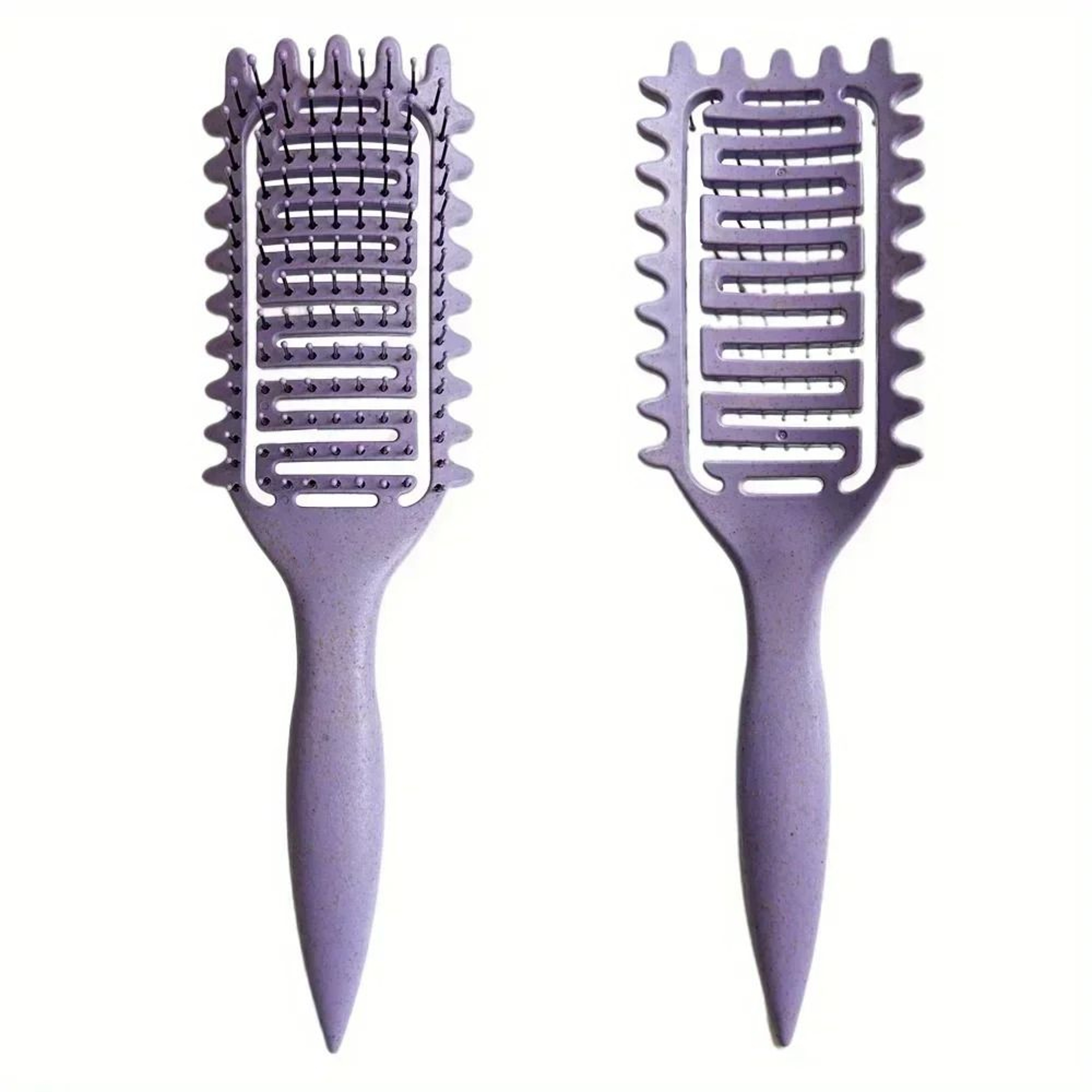 Curl Defining Styling Brush  Hollow Boar Bristle Detangling  Shaping Tool 11
