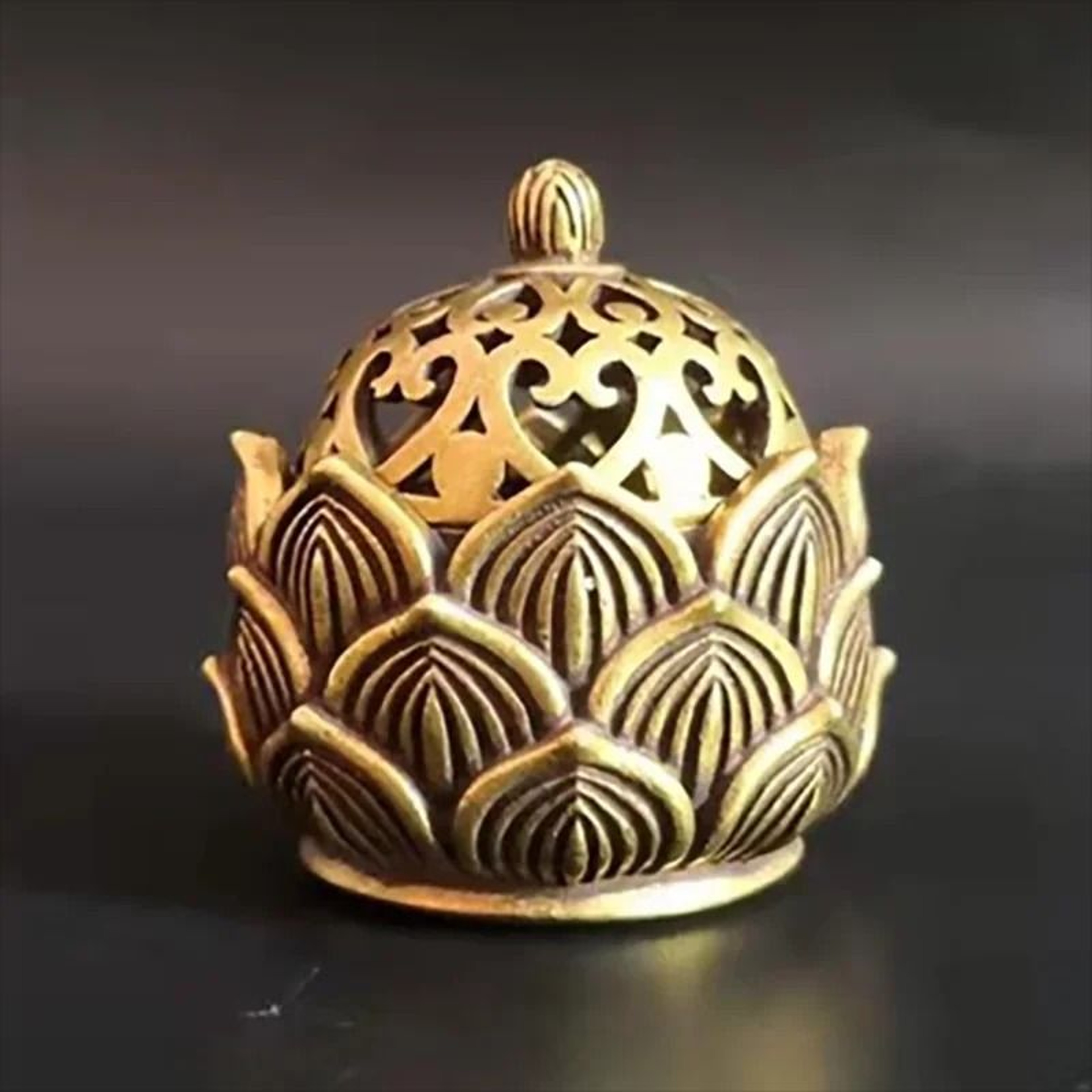 Zen Lotus Flower Incense Burner 6