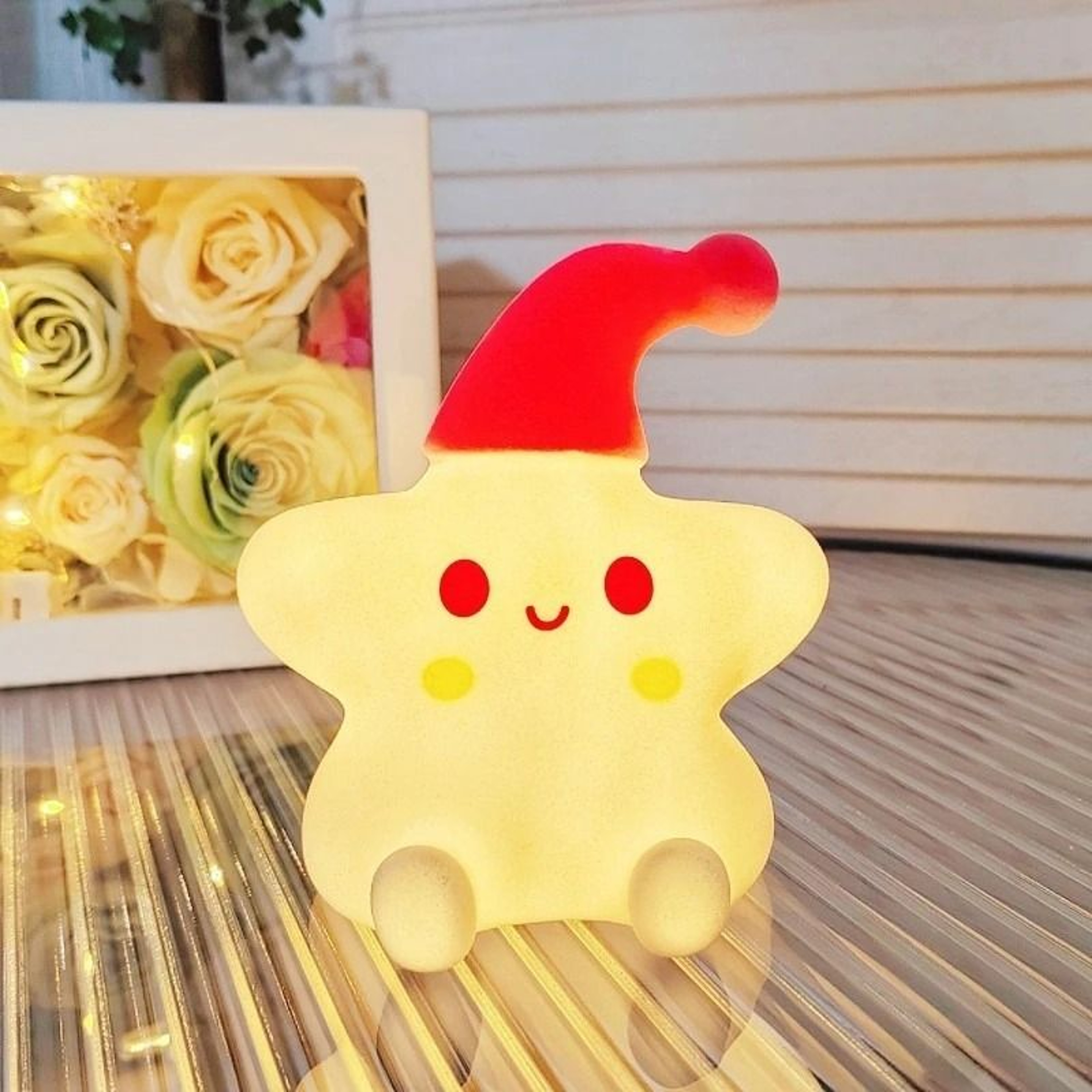 Cute Yellow Star Bedside Night Light 4
