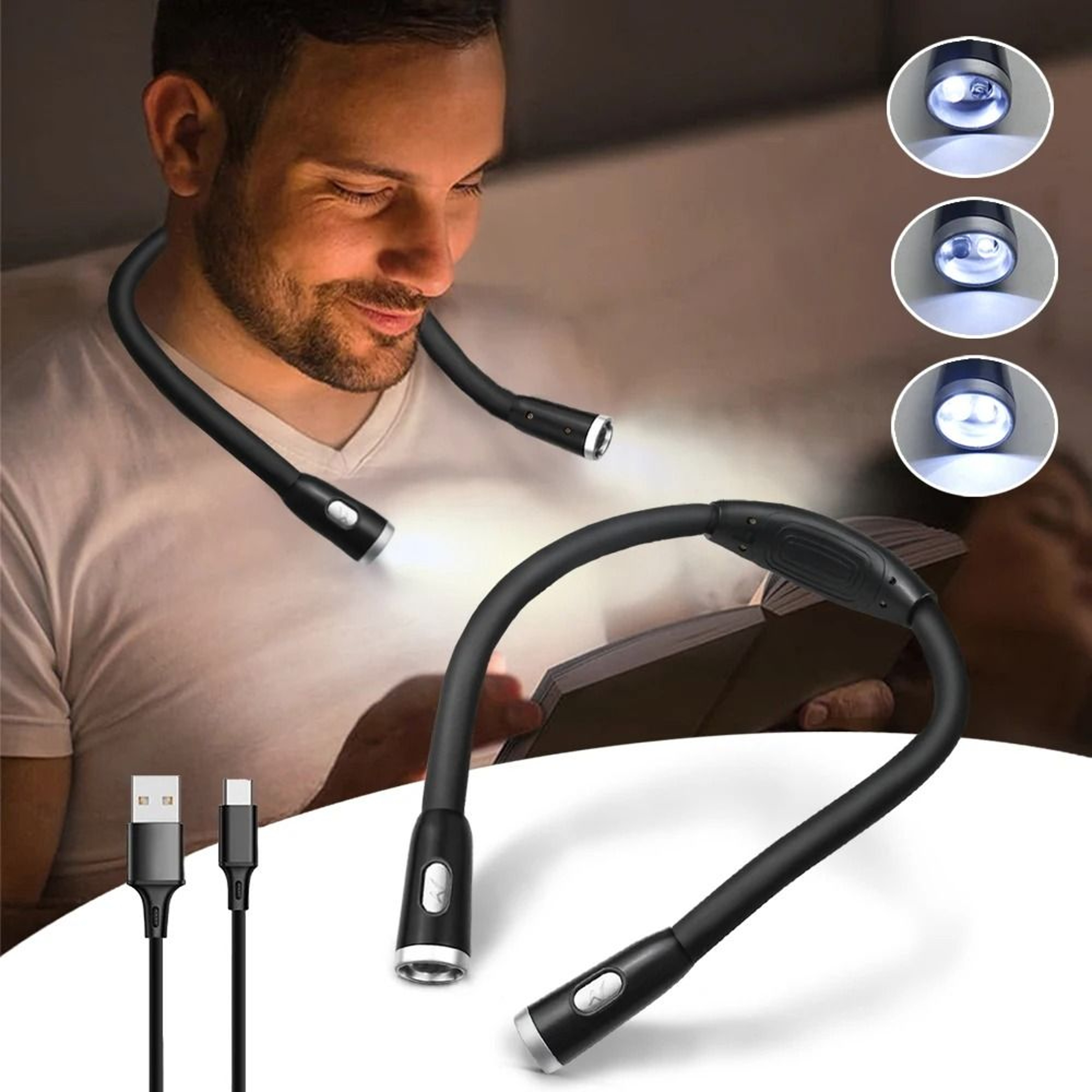 HandsFree LED Neck Reading Light 0