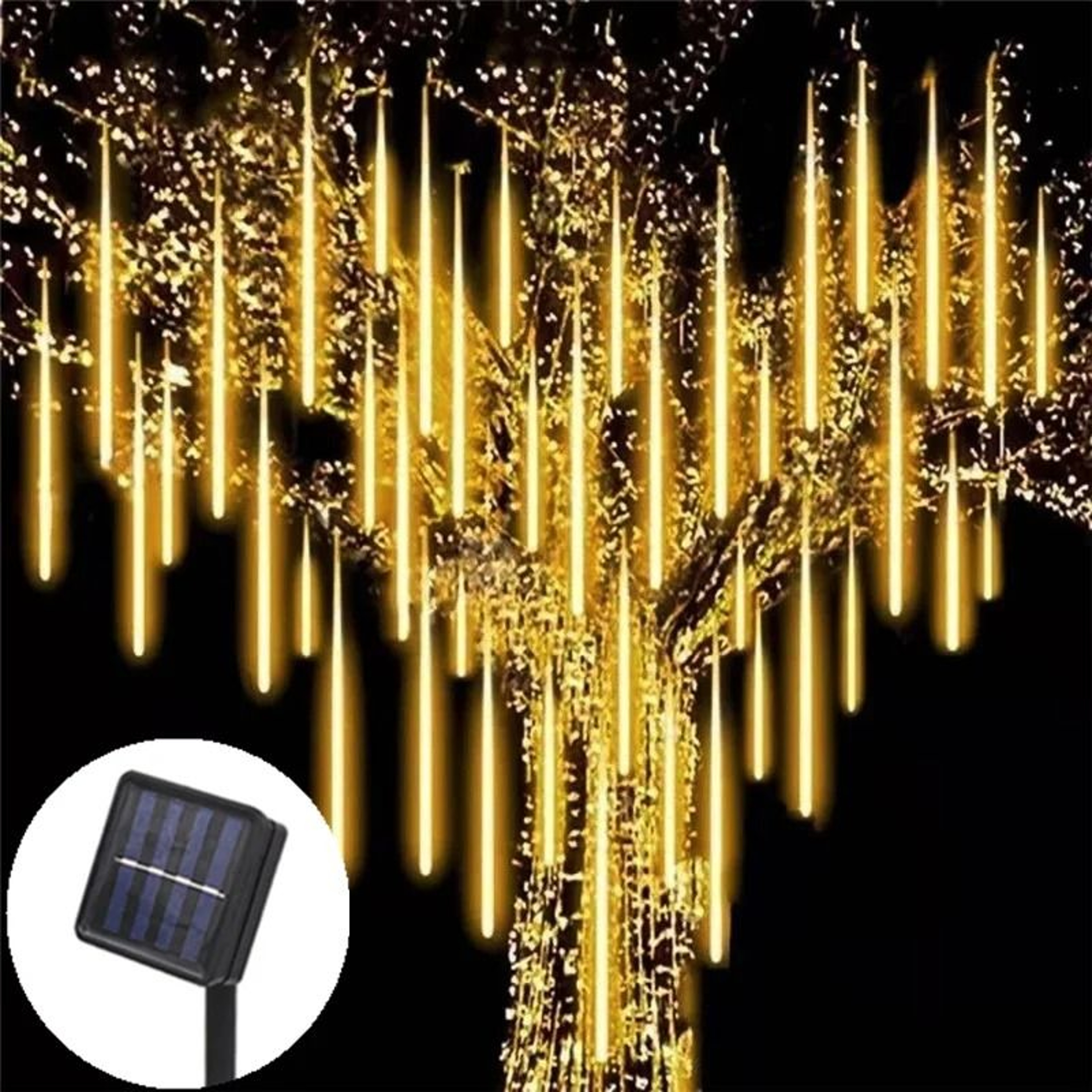 Solar Meteor Shower Rain Lights 0