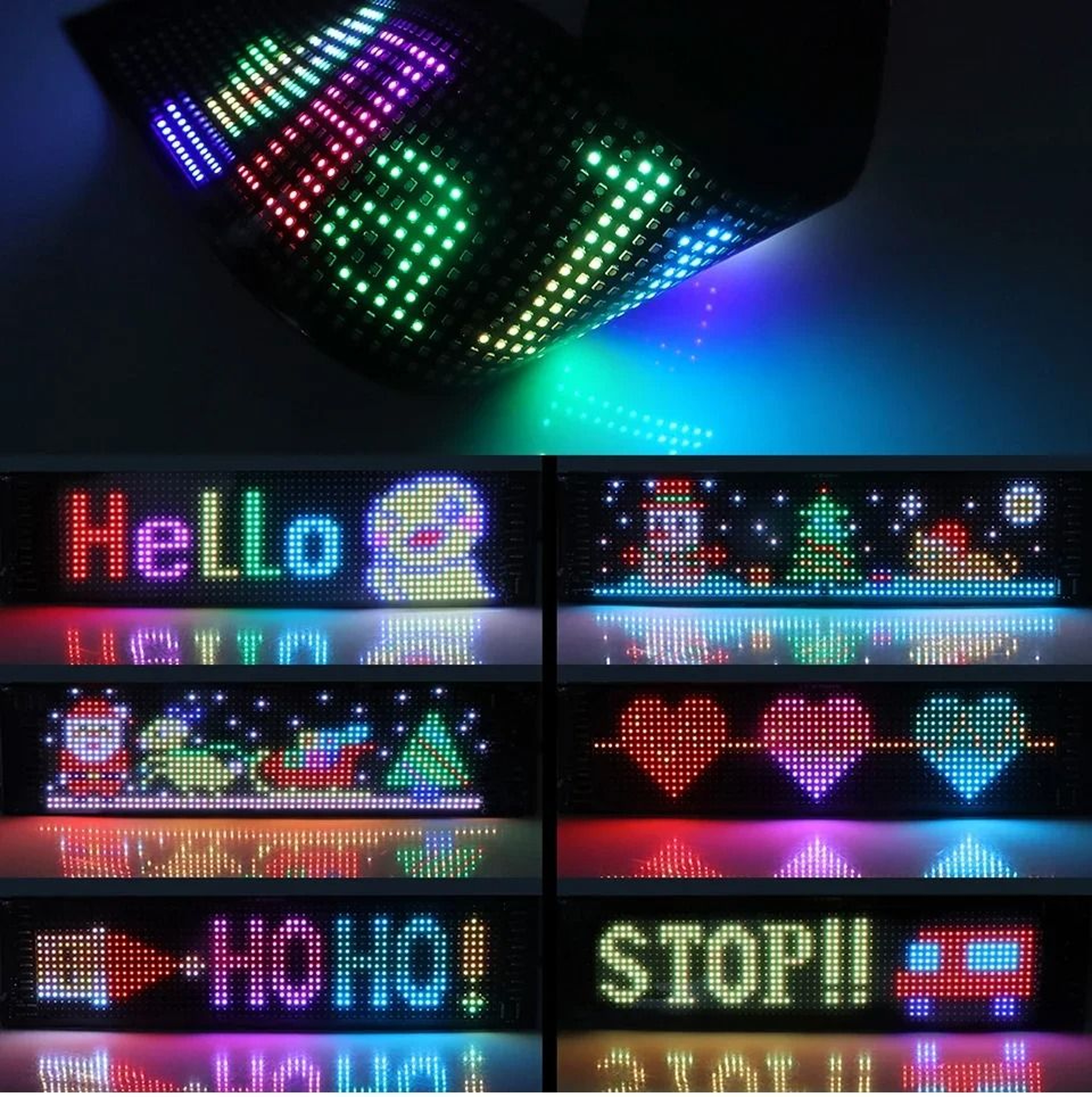 Flexible AppControlled LED Message Board 0