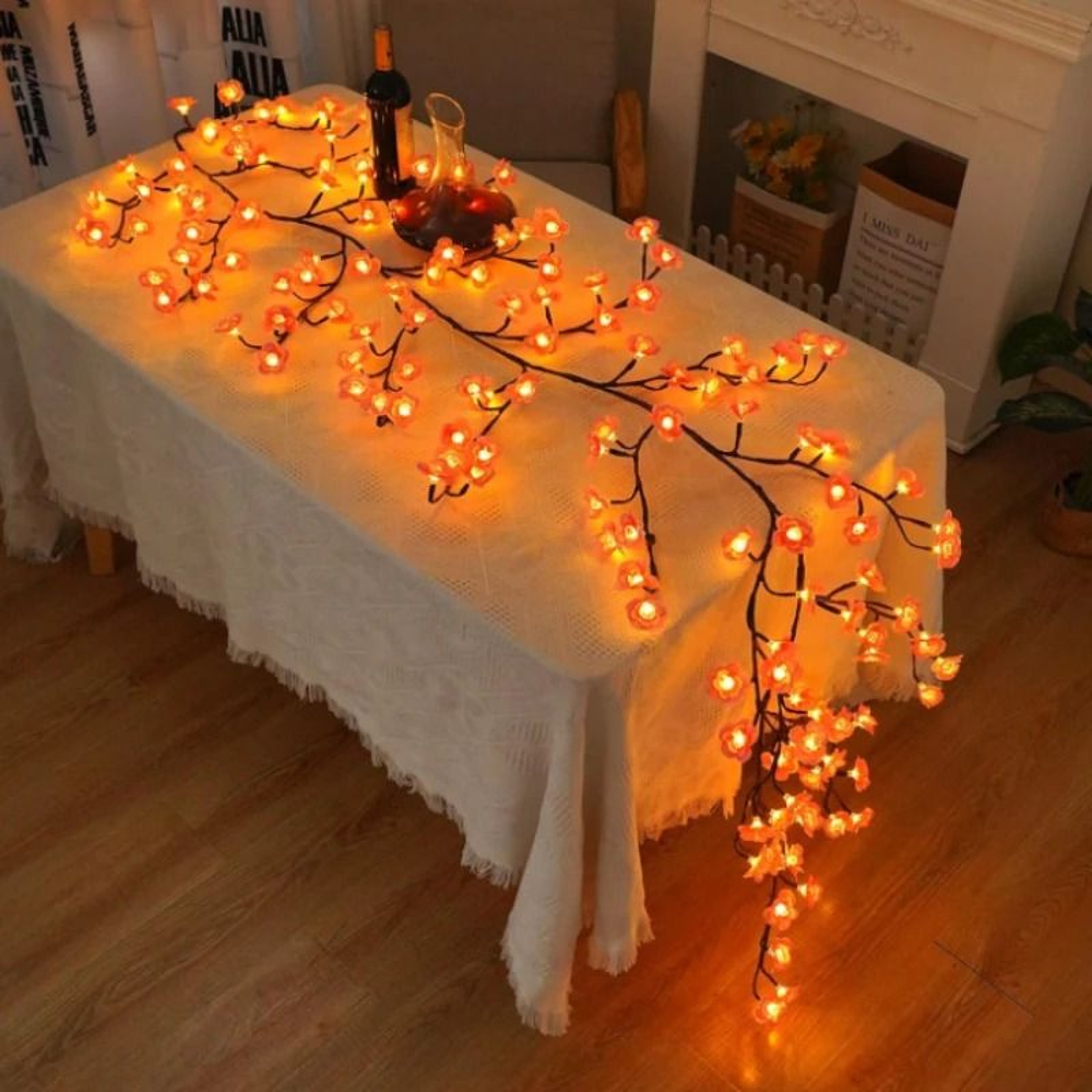Botanical Willow Blossom Vine Lights 2