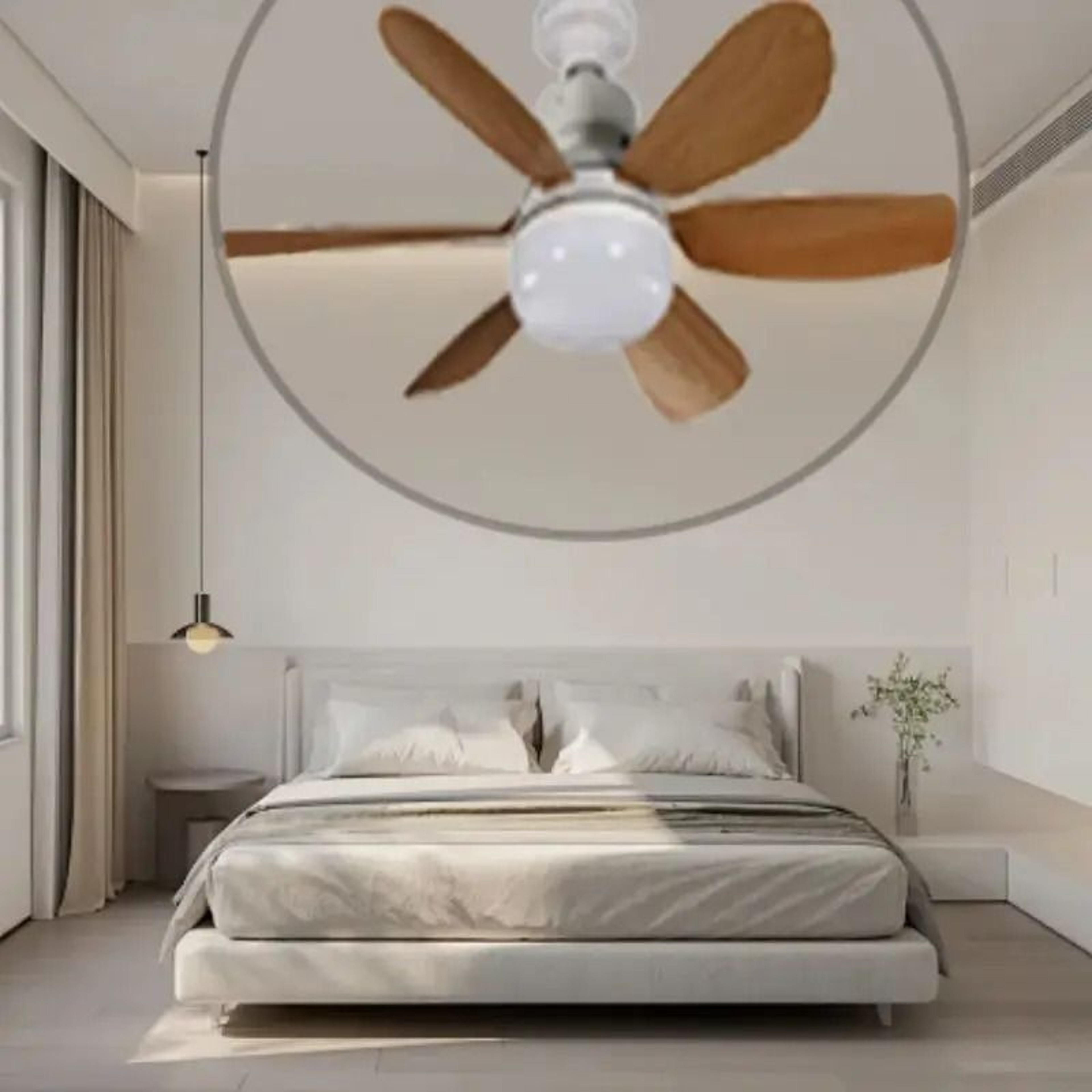 TimberAura Socket Ceiling Fan Light 2
