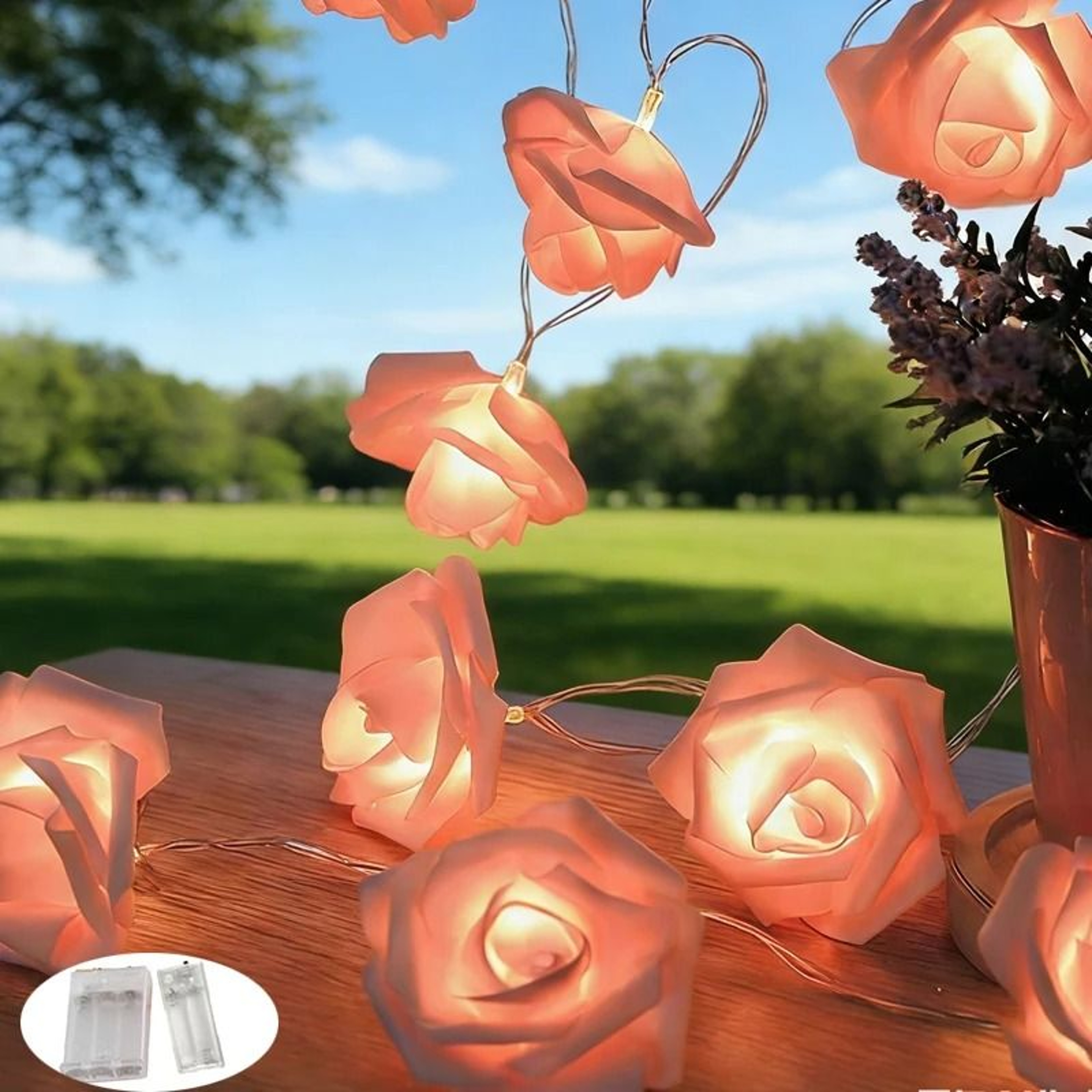 Velvet Petal Rose Fairy Strings 3