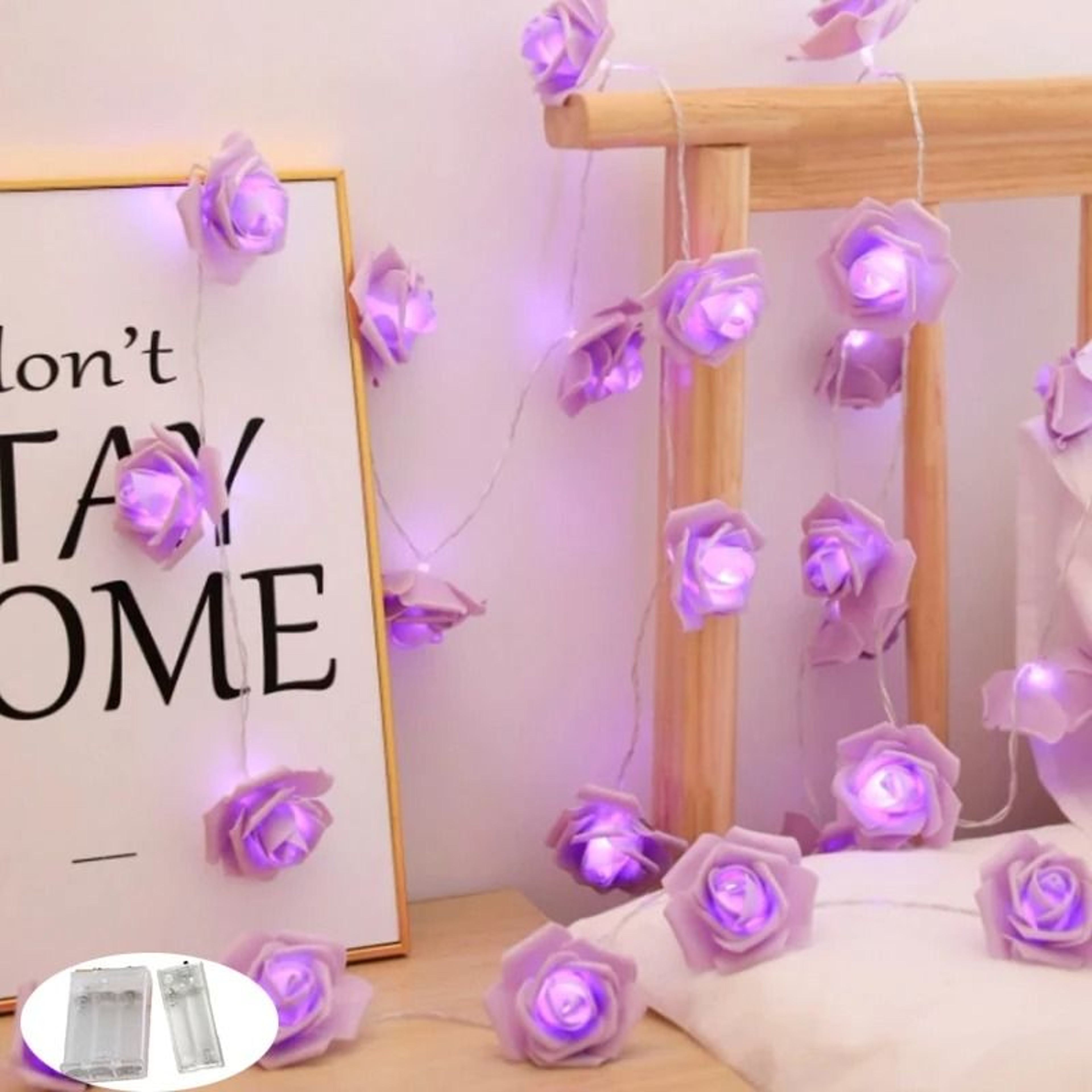 Velvet Petal Rose Fairy Strings 5