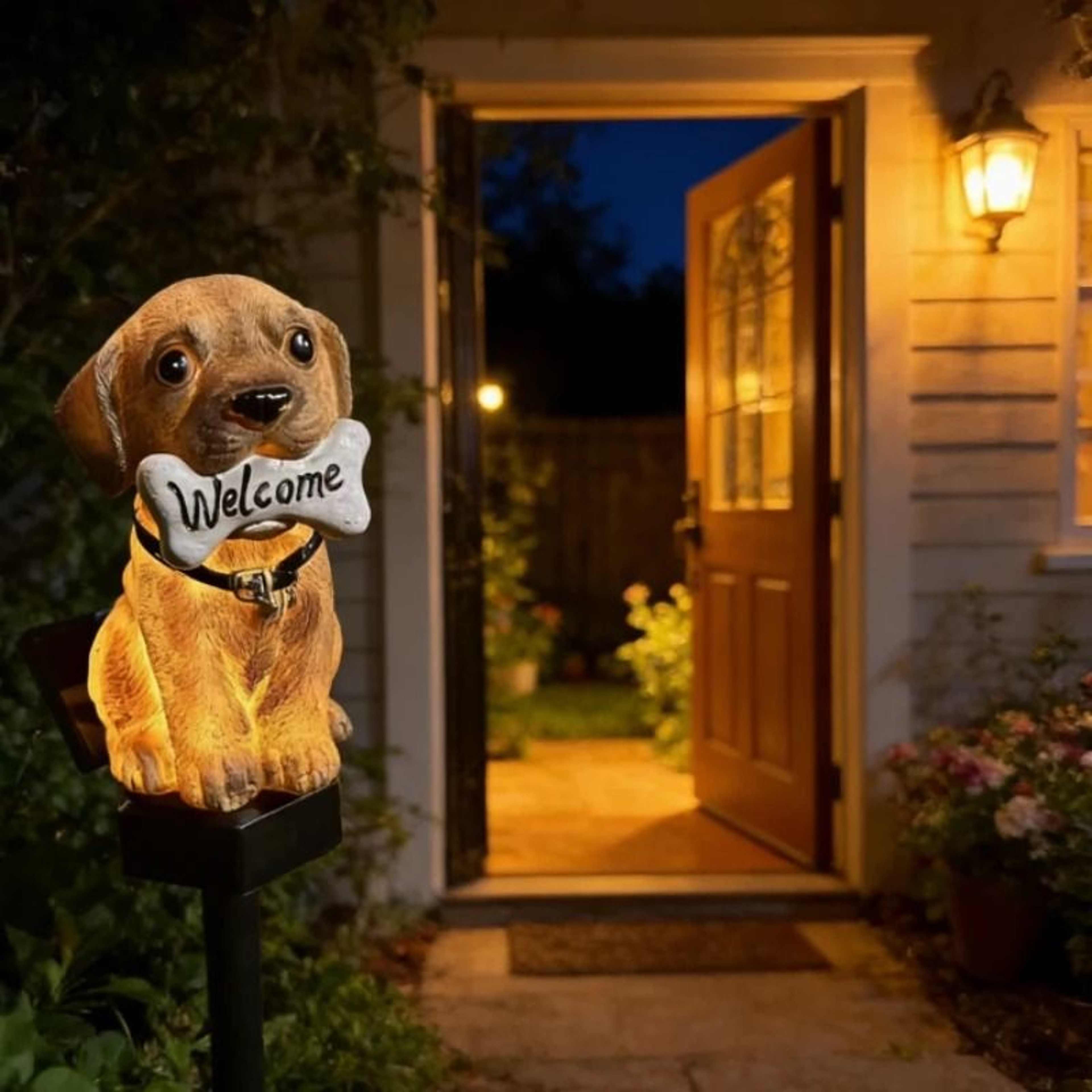 Loyal Sentry Solar Welcome Pup 0