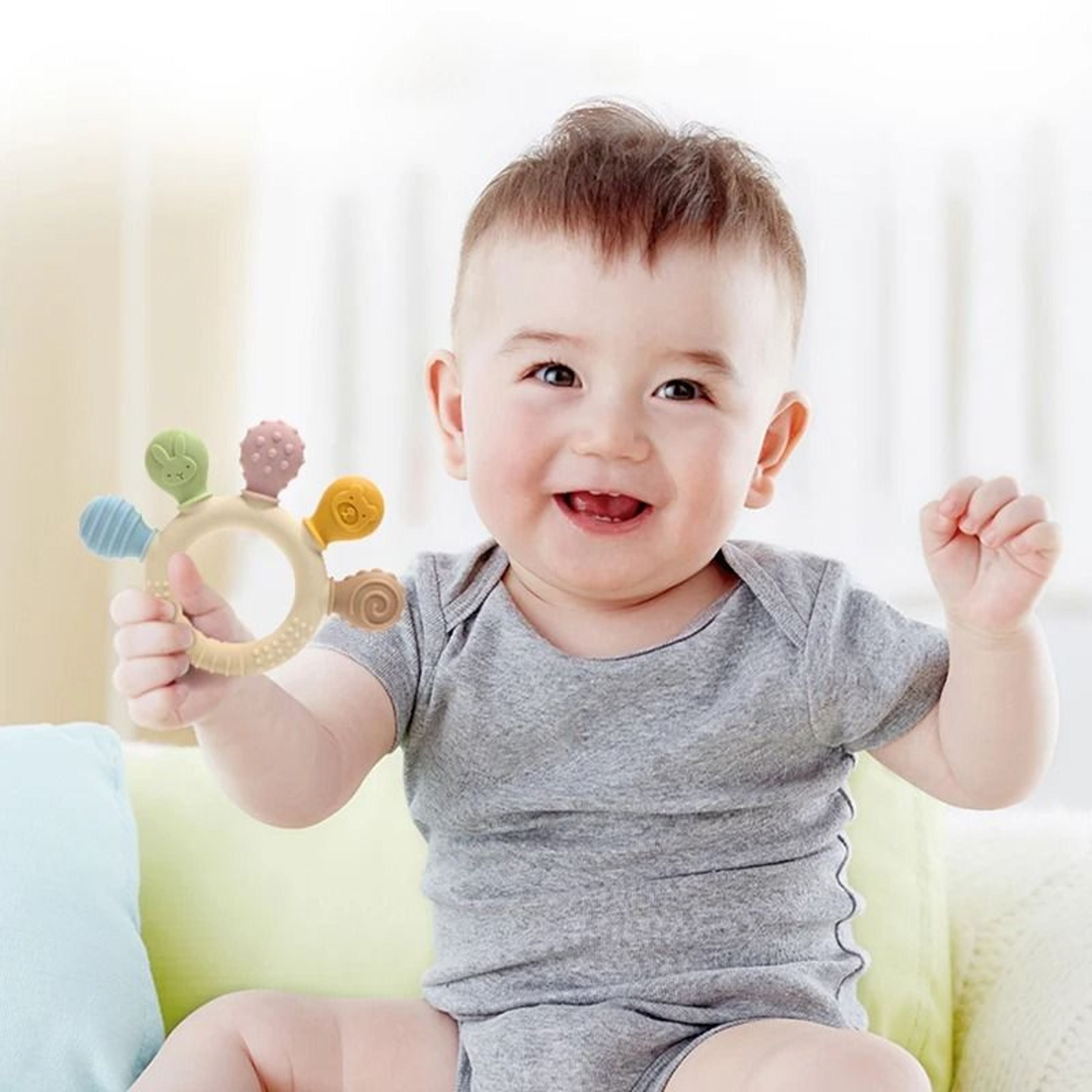 PrismFlex Sensory Teething Ring 2