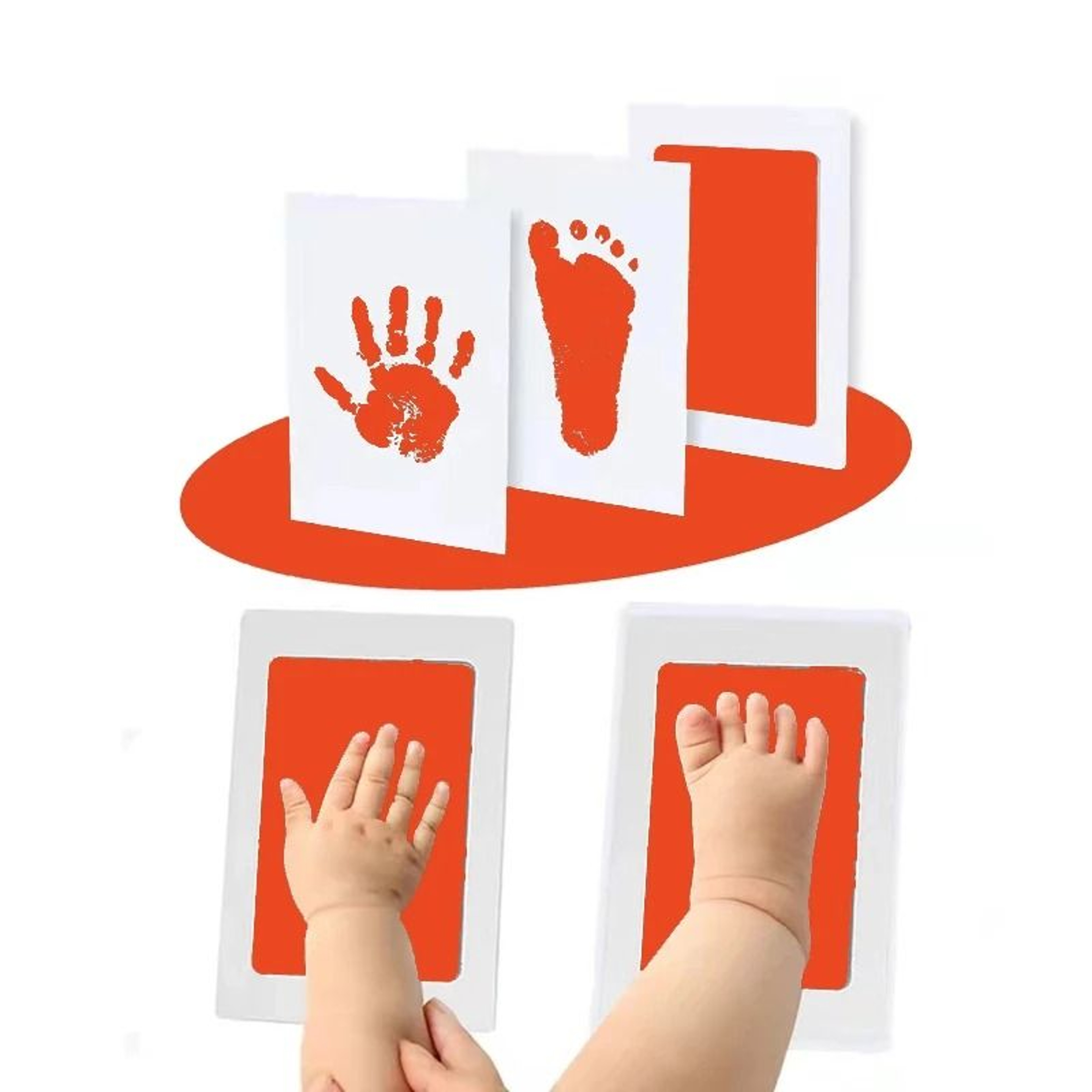 TinyTraces CleanTouch Hand And Footprint Kit 8