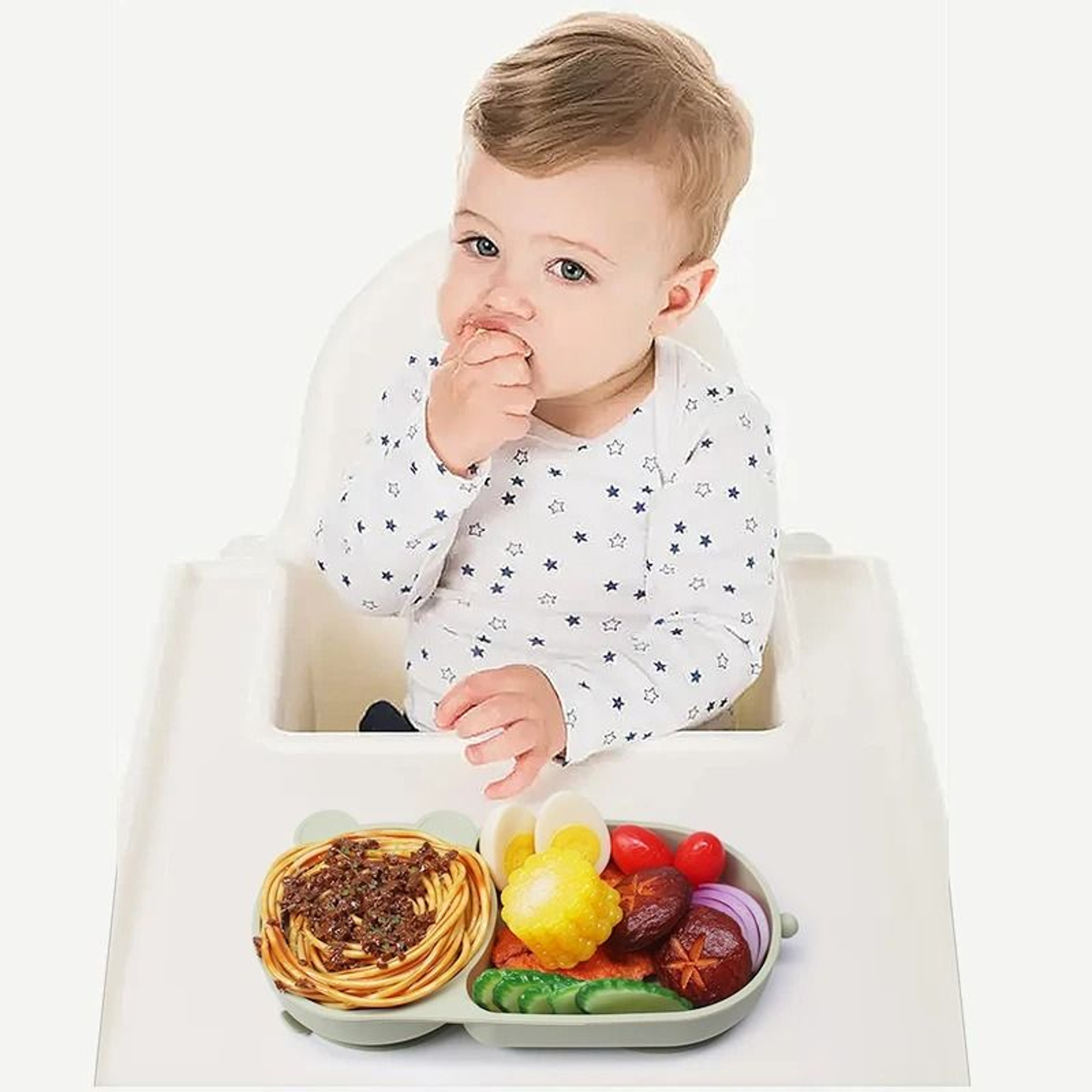 BearySafe Silicone Suction Divider Plate 6