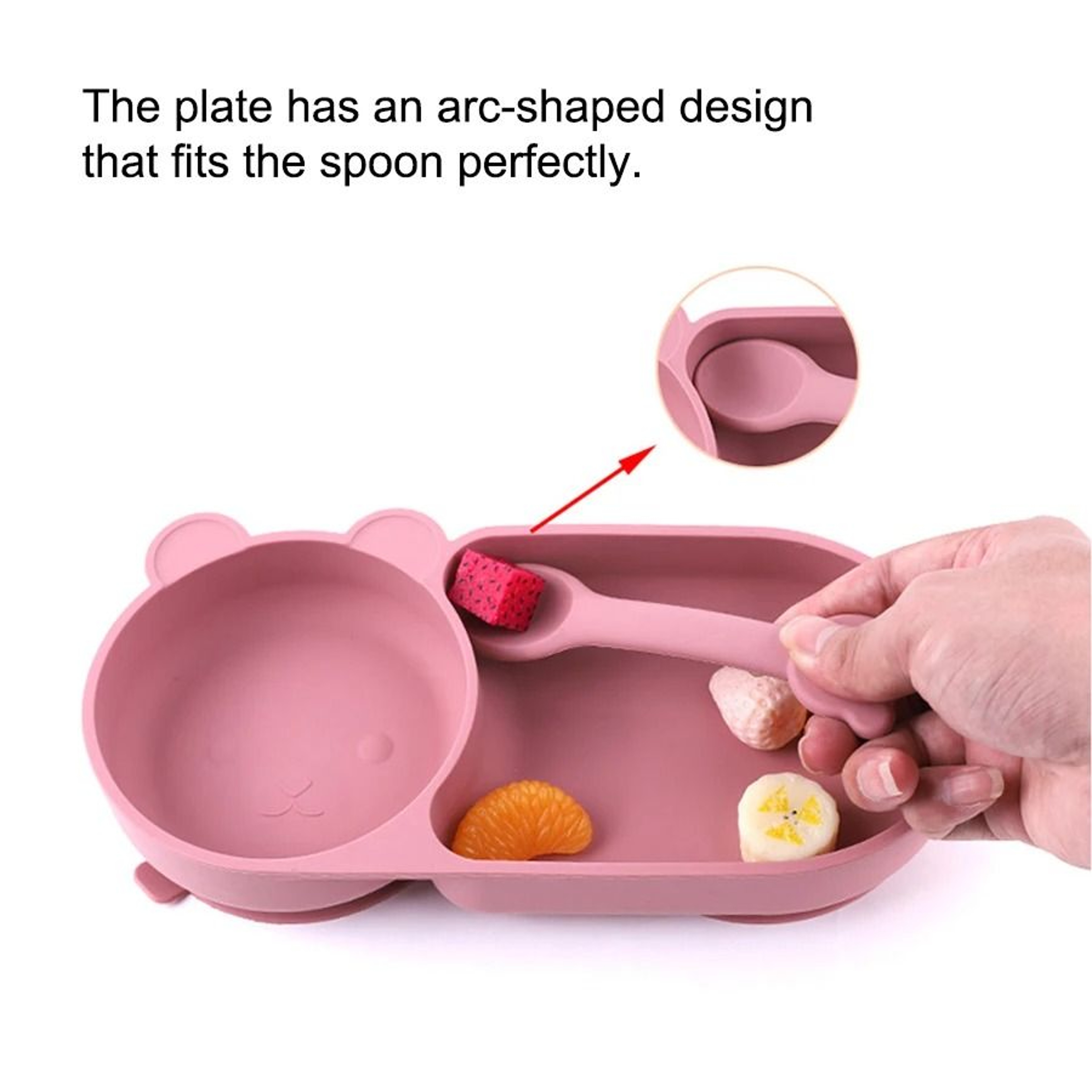 BearSafe Silicone Suction Divider Plate 3